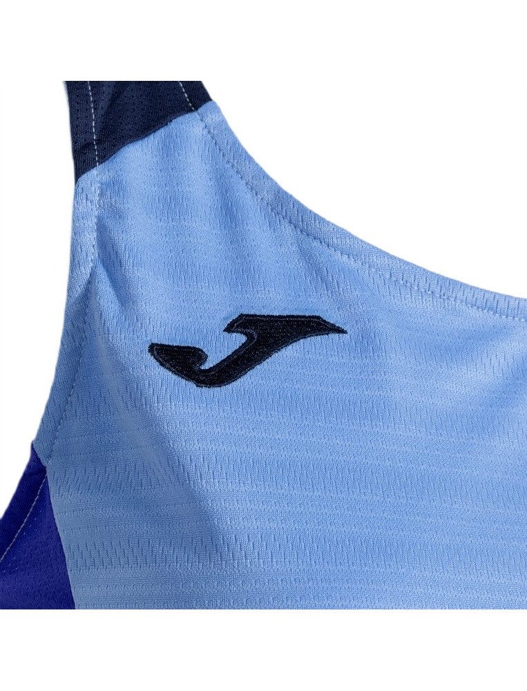 Joma Tanktop Sport-Tank Top Montreal (100% Polyester) hellblau/navy Damen – Bild 3 von 3