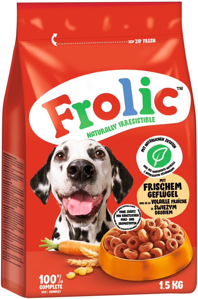 Frolic FROLIC™ Beutel Geflügel 1,5kg, Trockenfutter für: Hund