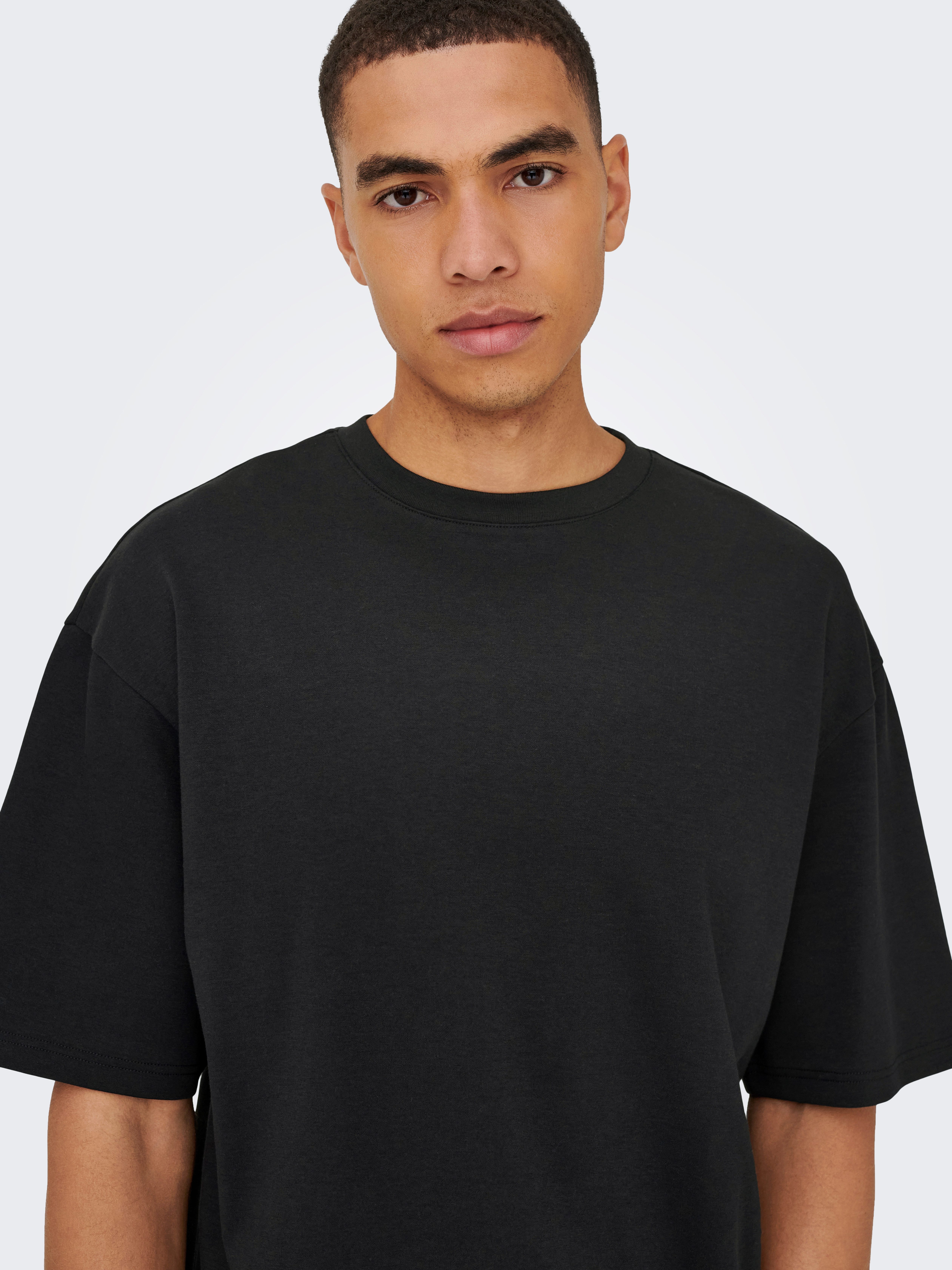 ONLY & SONS Rundhalsshirt ONSCASPIAN AUT SS TEE Baumwollmischung, regular fit