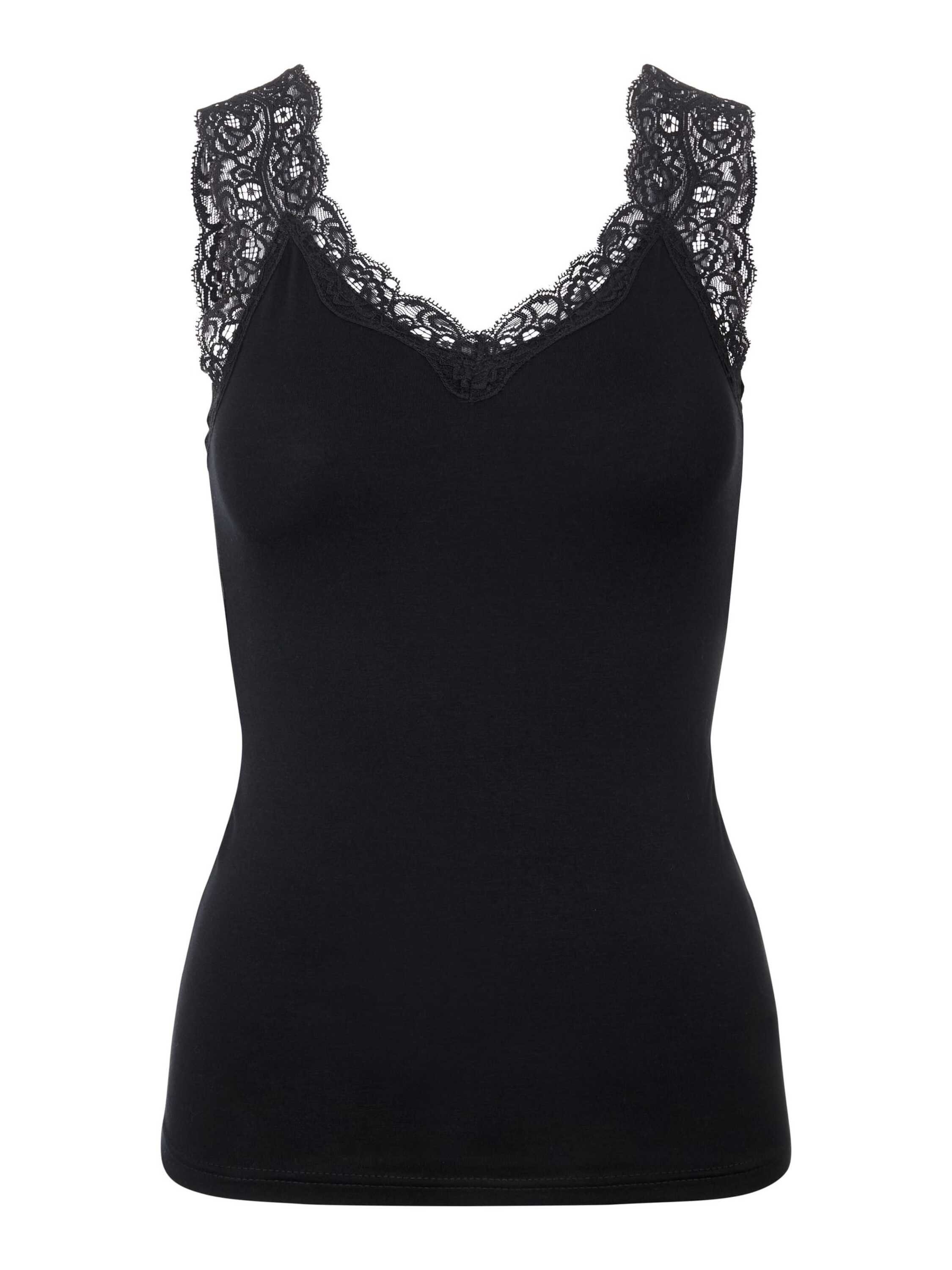 pieces Shirttop PCBarbera (1-tlg) Spitze