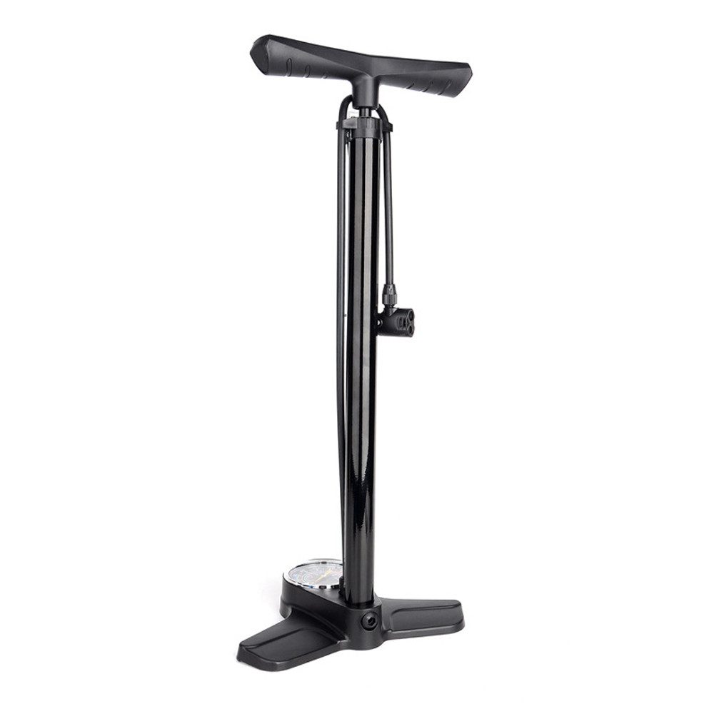 habeig Luftpumpe Fahrrad Standluftpumpe alle Ventile Luftpumpe Standpumpe Fahrradpumpe – Bild 4 von 5