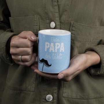 ILP Tasse Kaffeebecher Papa mit Spruch