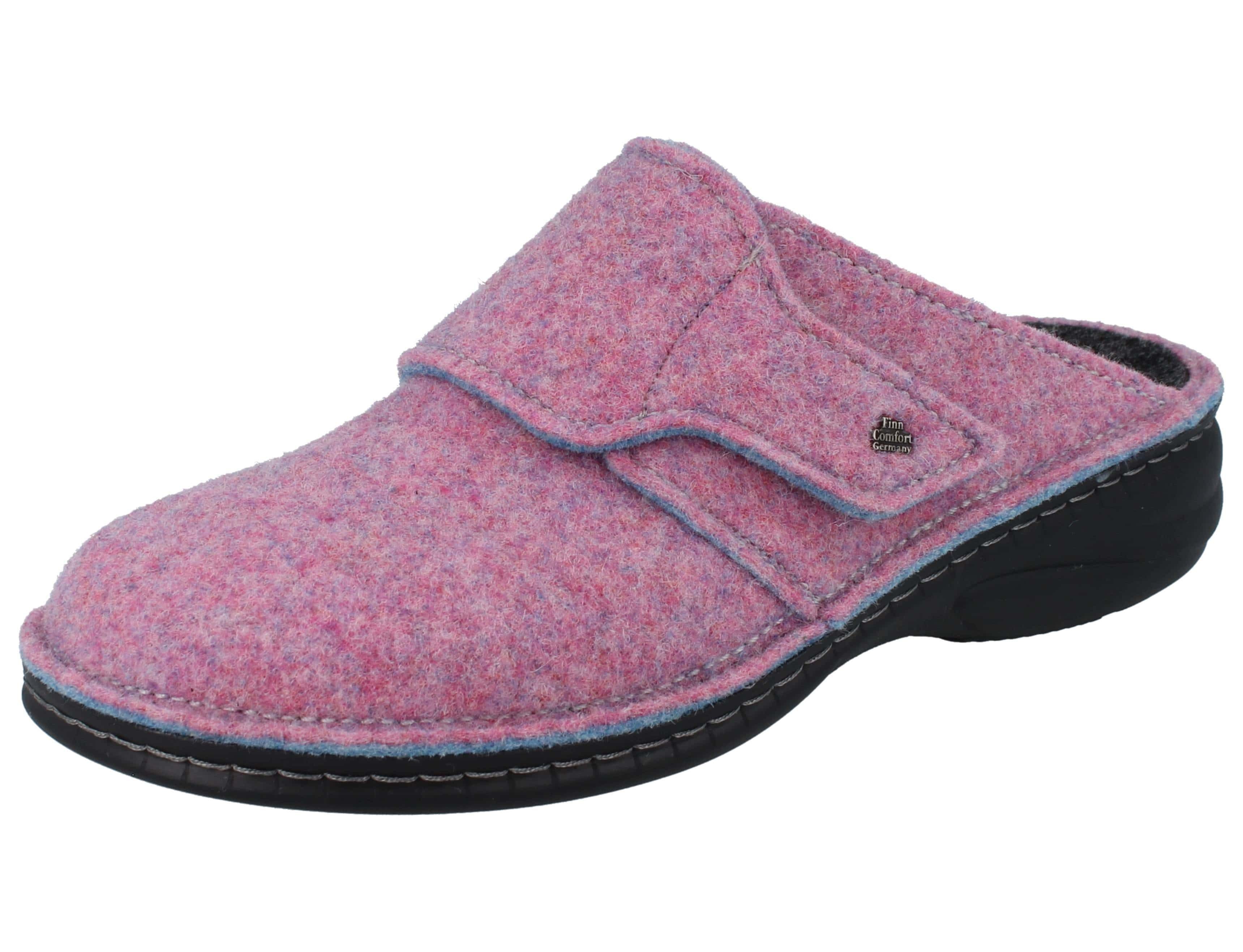 FINN COMFORT Goms Damen Hausschuhe Clog rosa Filz - Größe: 40 Clog