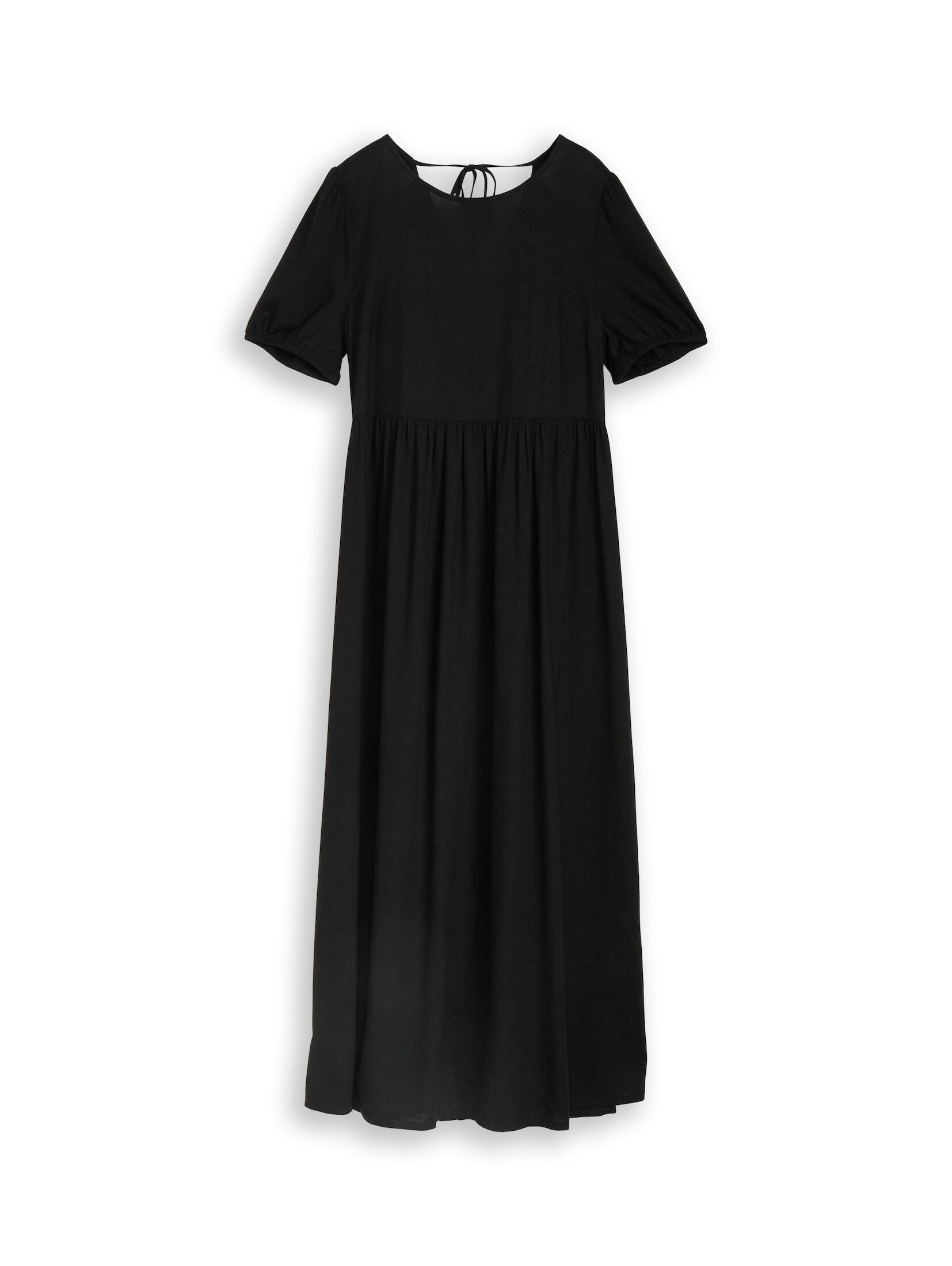 TOM TAILOR Denim Midikleid Kleider & Jumpsuits Midi-Kleid mit Leinenanteil