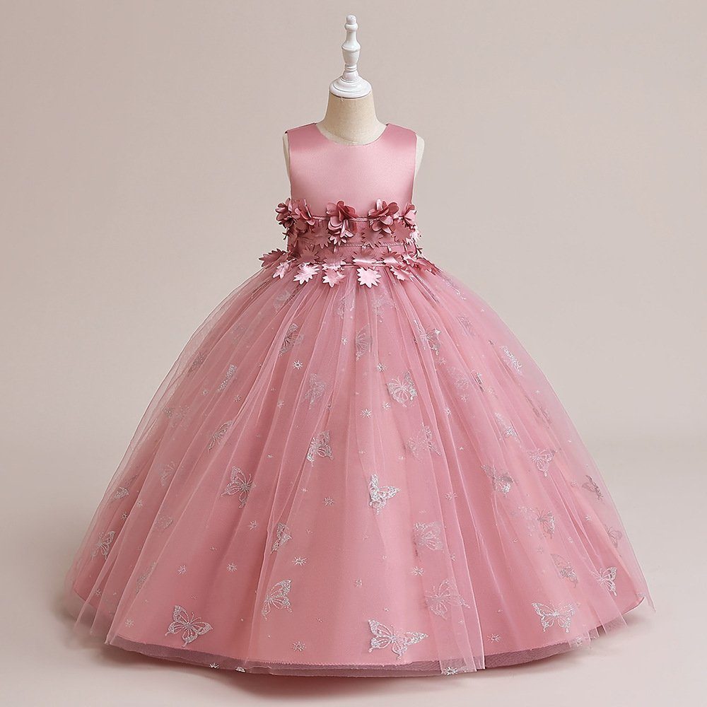 mit LAPA Prinzessin Ballkleider Satinbandschnürung Abendkleid Maxikleid,