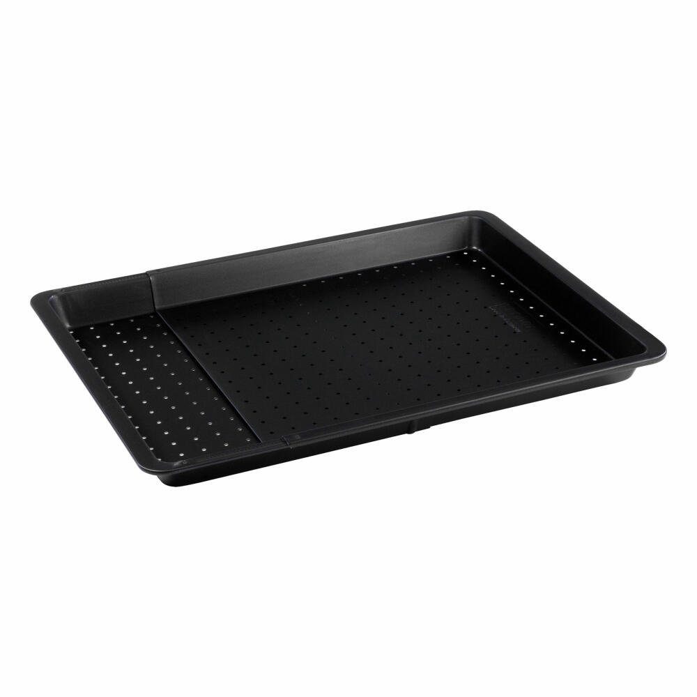 Backblech Black Metallic Herdbackblech Ausziehbar Perforiert