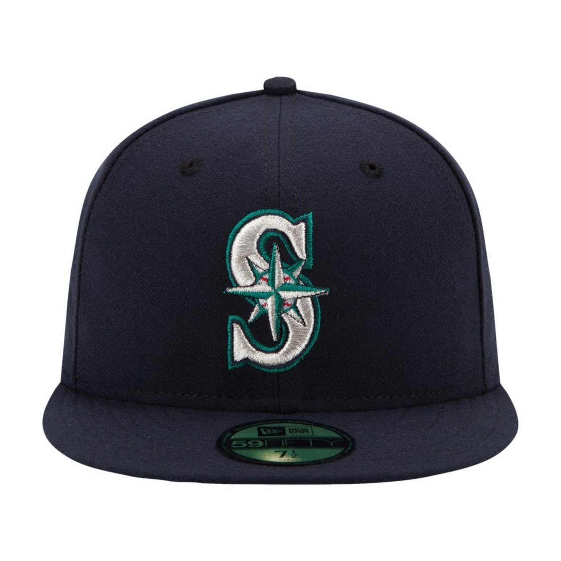 New Era Fitted Cap 59Fifty ONFIELD Seattle AUTHENTIC Mariners