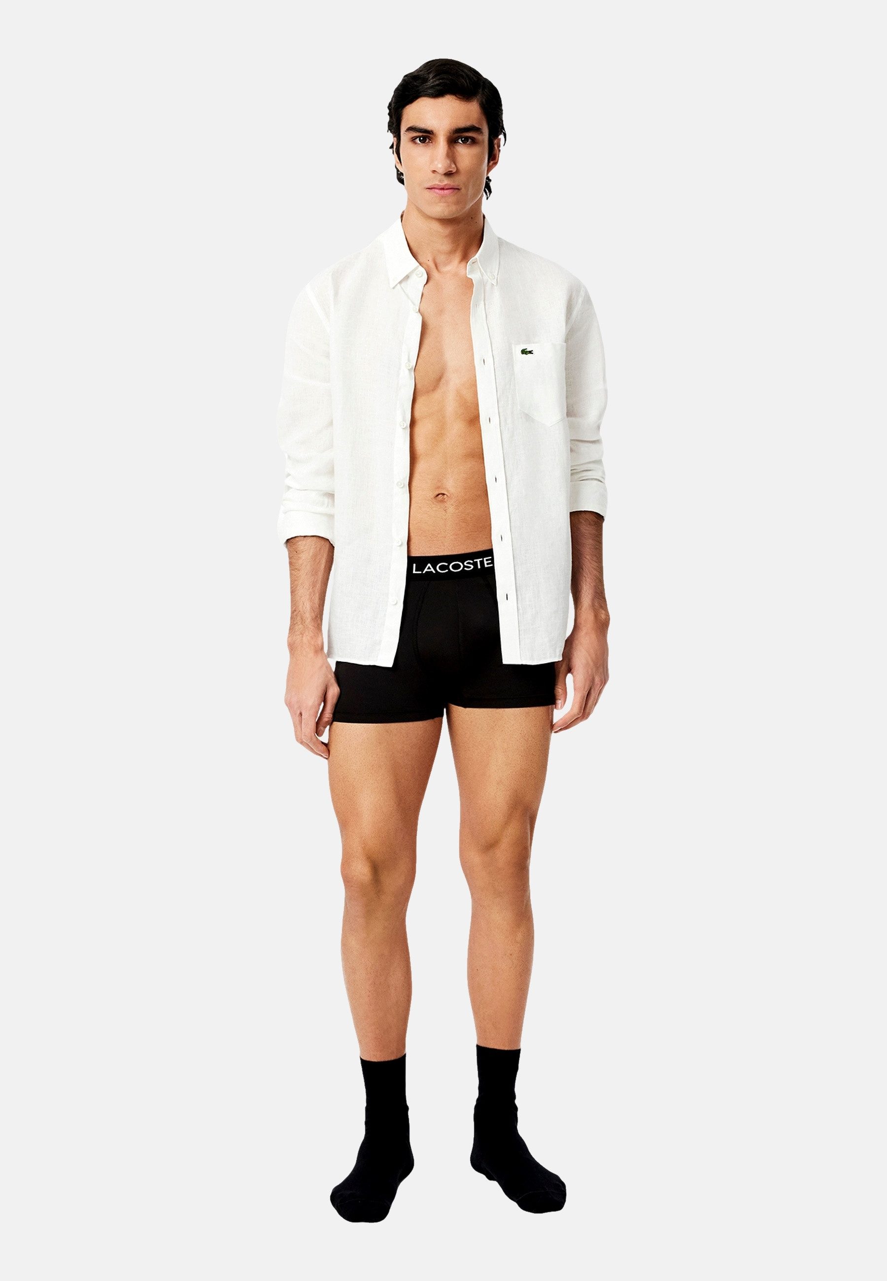 Lacoste Boxershorts Boxershorts Unterhosen 3-Pack (3-St) günstig online kaufen