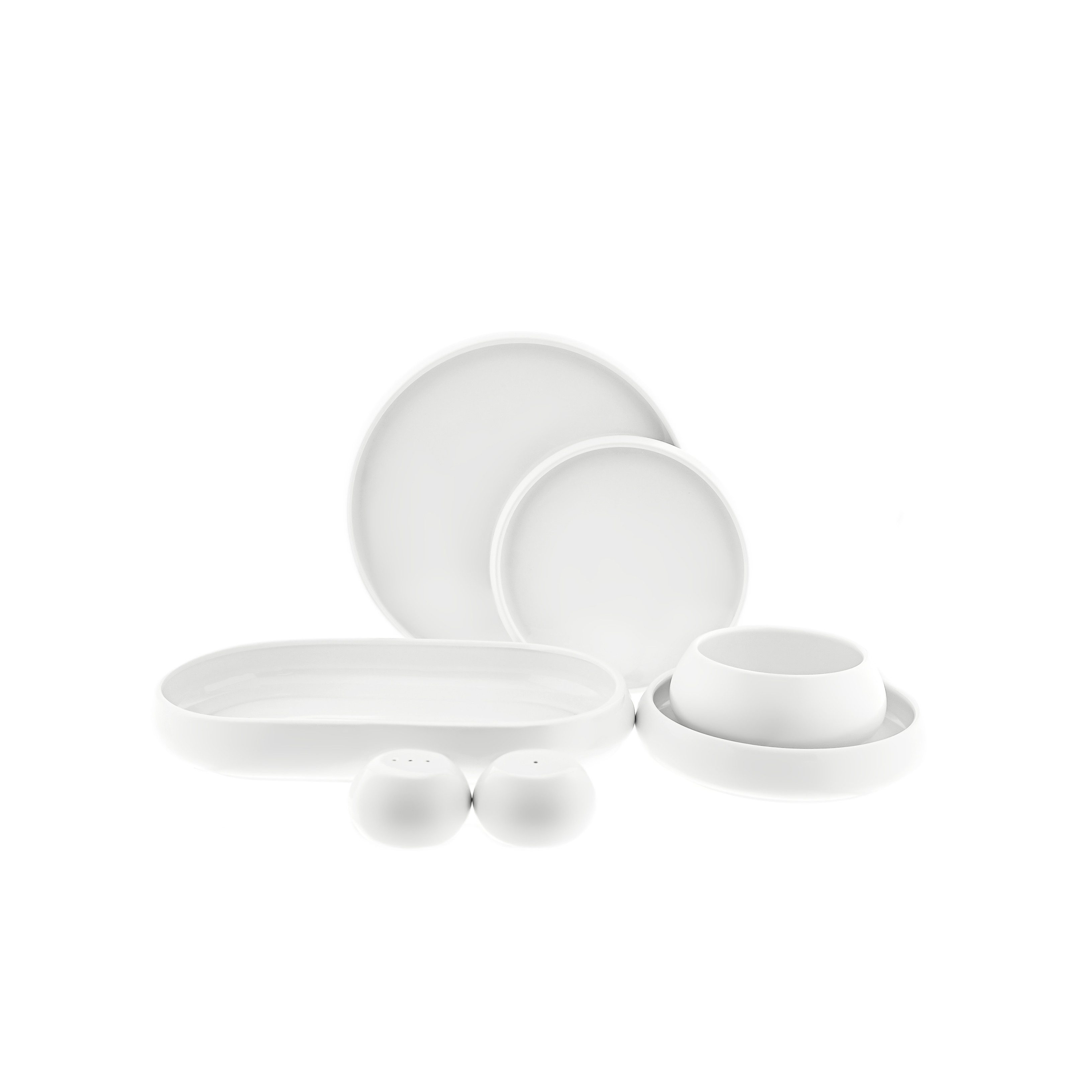 Almina Geschirr-Set „Lissa Bonna“, 27-teilig aus Porzellan für 6 Personen (27-tlg), 6 Personen, Porzellan, für 6 Personen