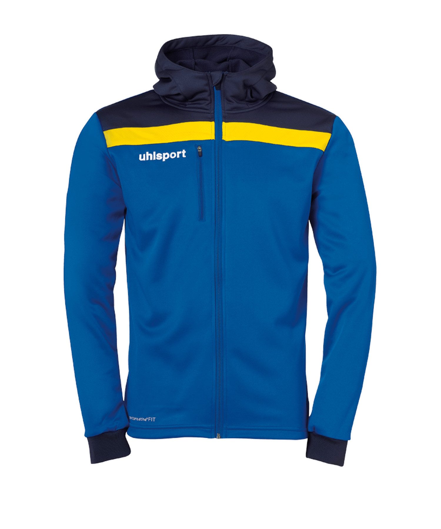 Azurblau/Marine/Limonenge