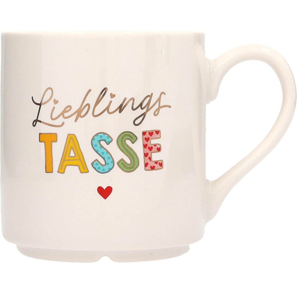 Depesche Tasse DEPESCHE Lieblingsbecher Bsonders Motiv Nr. 34 Porzellan 300ml