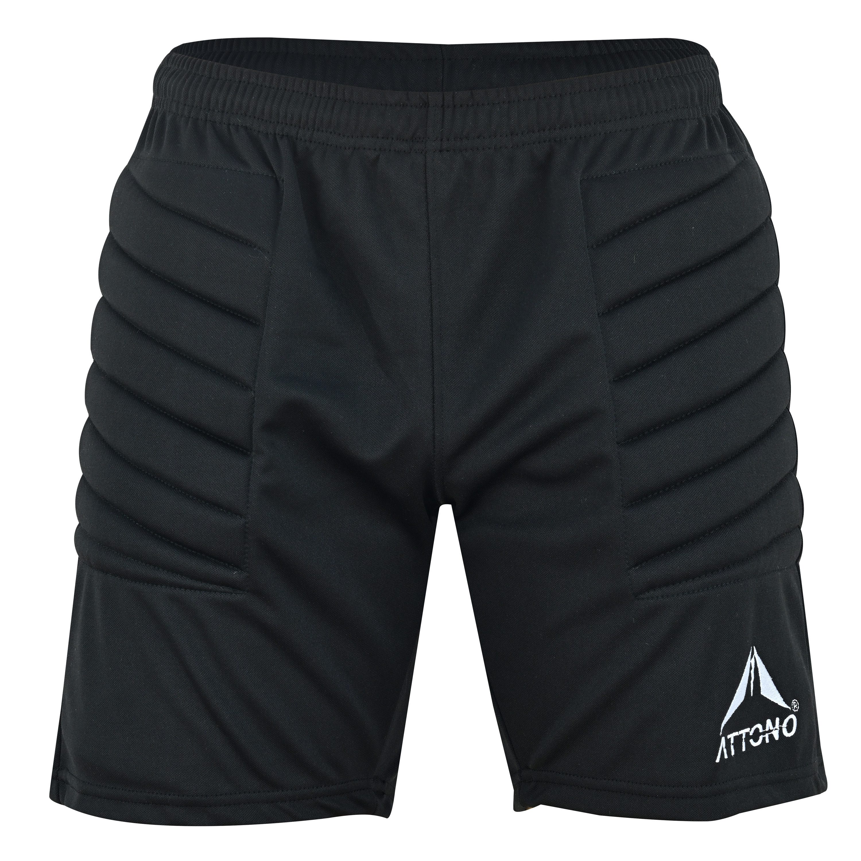 ATTONO Torwarthose ATTONO Kurze Torwarthose Torwart Fußball Hose gepolstert an der Hüfte