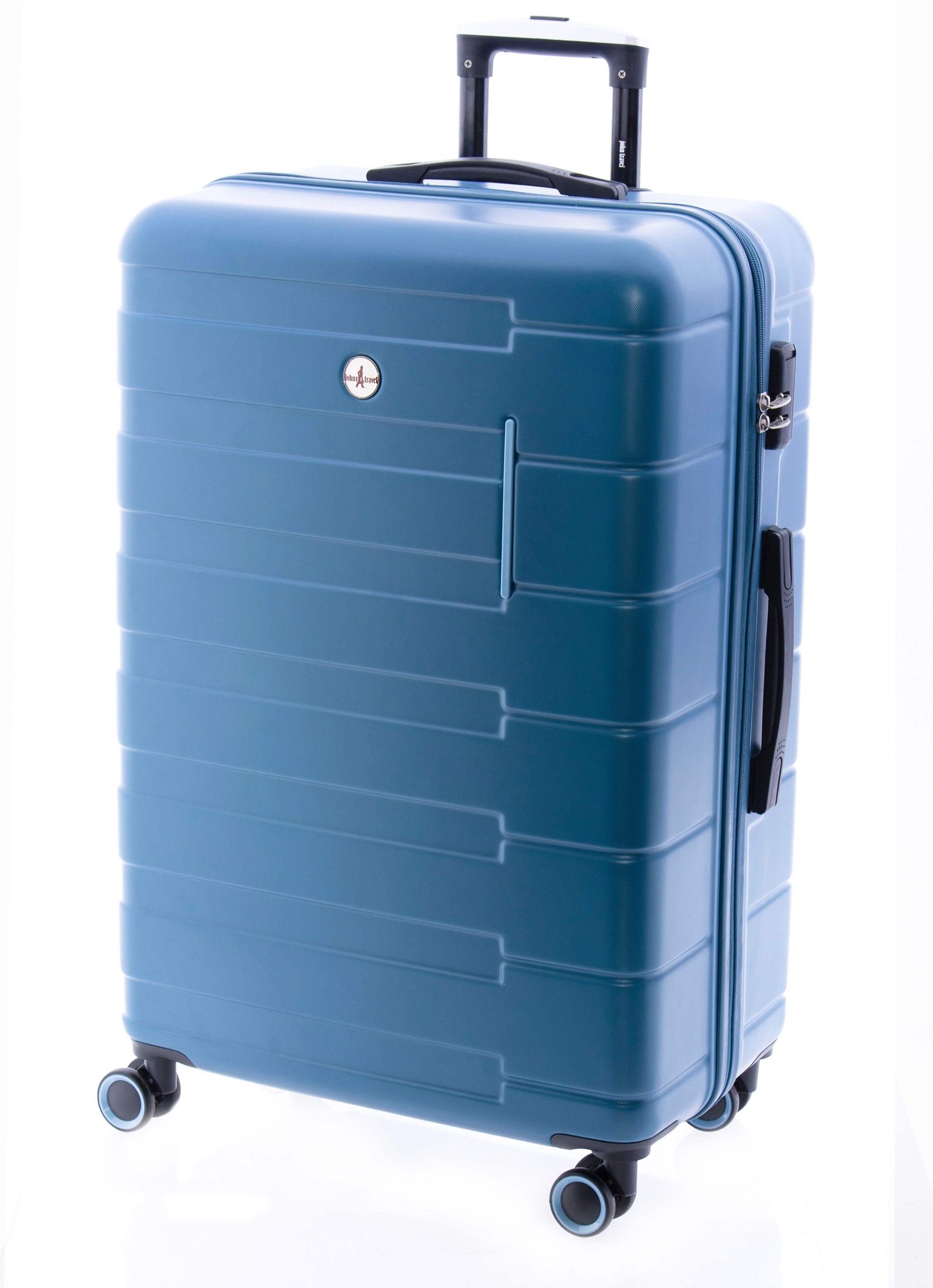 John Travel Hartschalen-Trolley XL-Koffer - 77cm - 4 Rollen