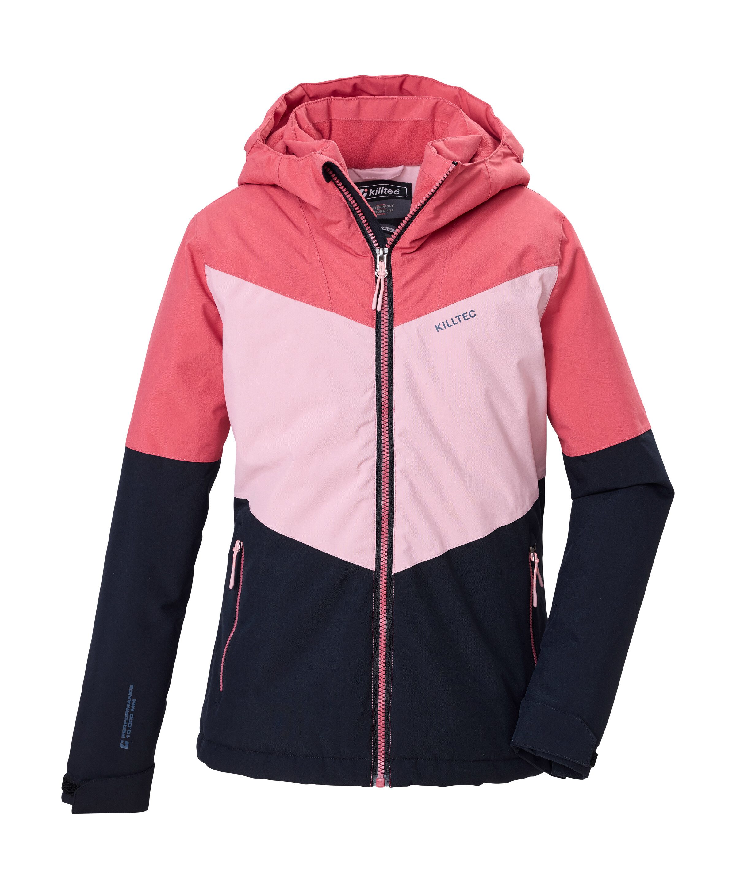 Killtec Funktionsjacke KOW 156 GRLS JCKT Wind- und wasserdichte Kinderjacke, reflektierend, warm wattiert