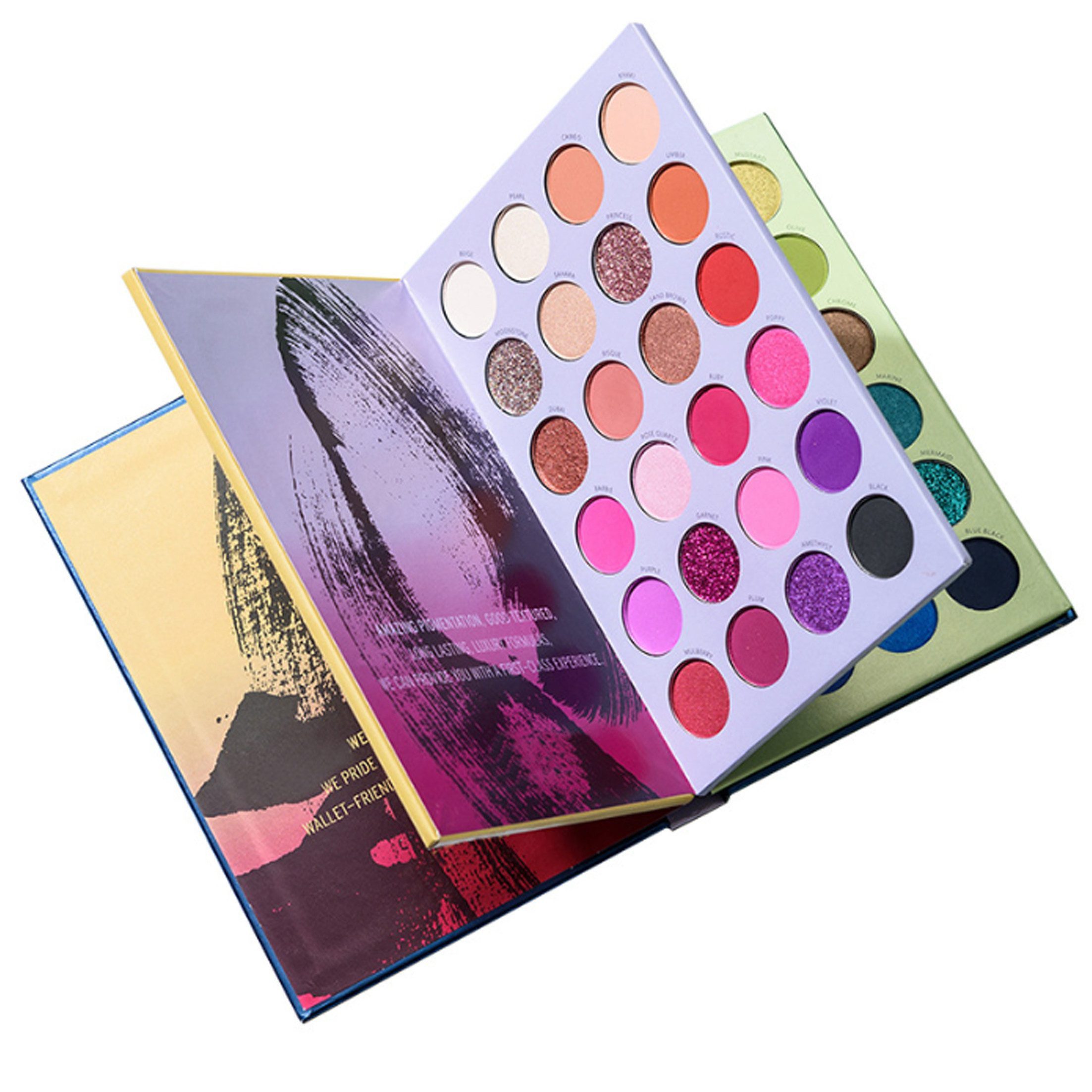 KINSI Тени для век-Palette 72 Farben Make-up Palette,Professionelle Тени для век & Blush, Matt & Perlglanz,Wasserfest & Langzeit Haltbar