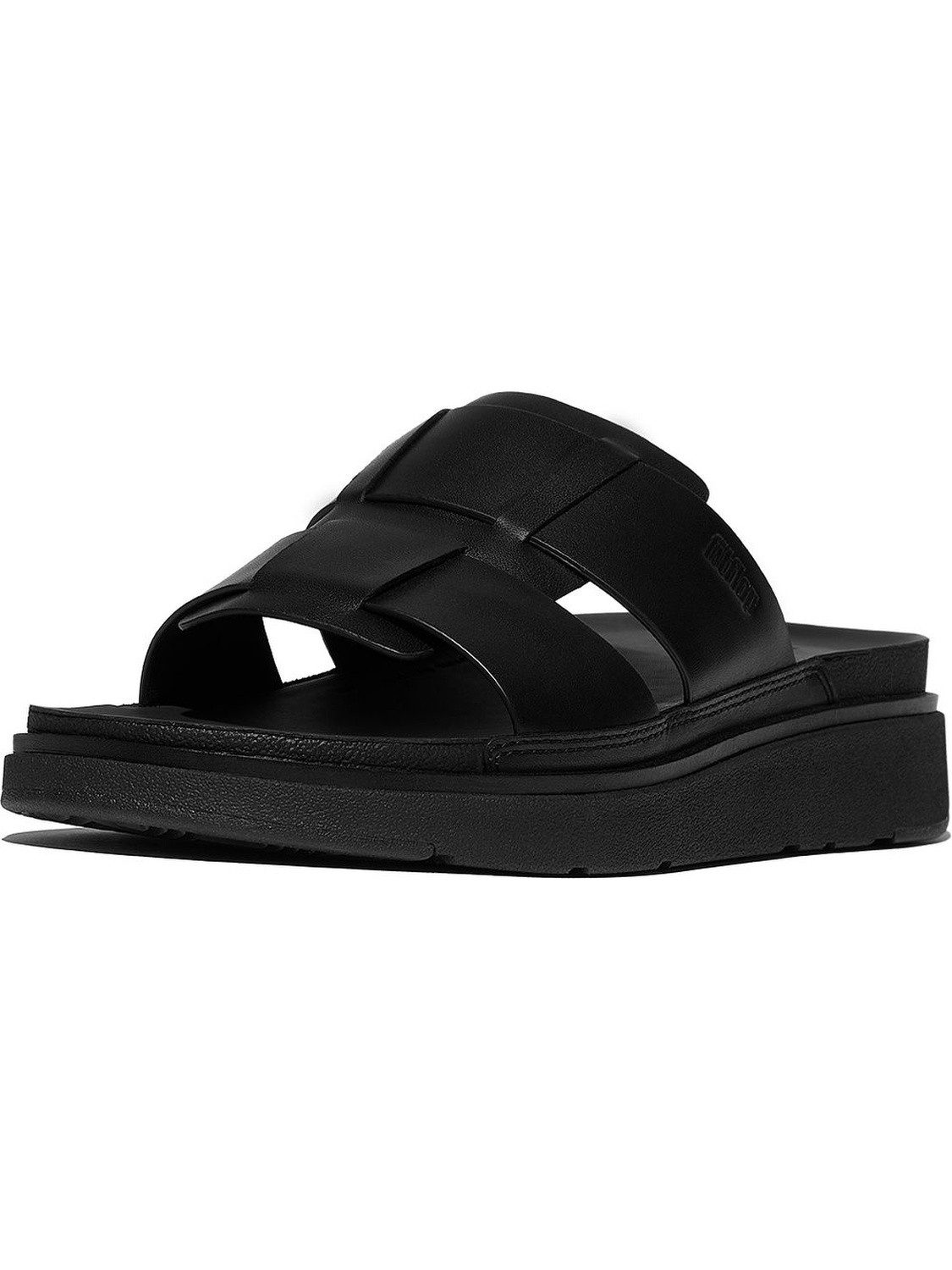 Fitflop Gen-FF Mens Leather Fishmerman Slides Sandale