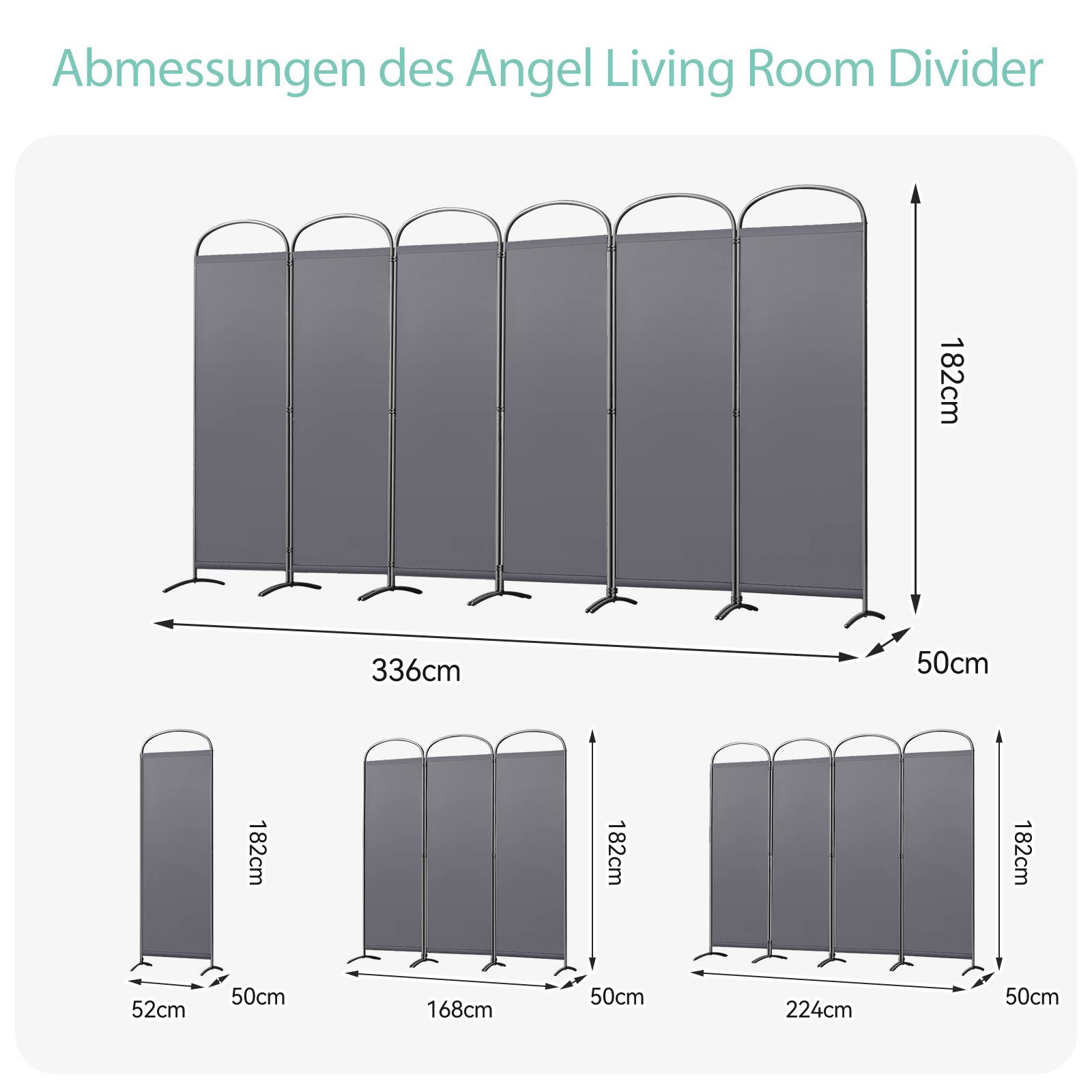 Angel Living Paravent 6-Teilig, Sichtschutz Faltbar günstig online kaufen