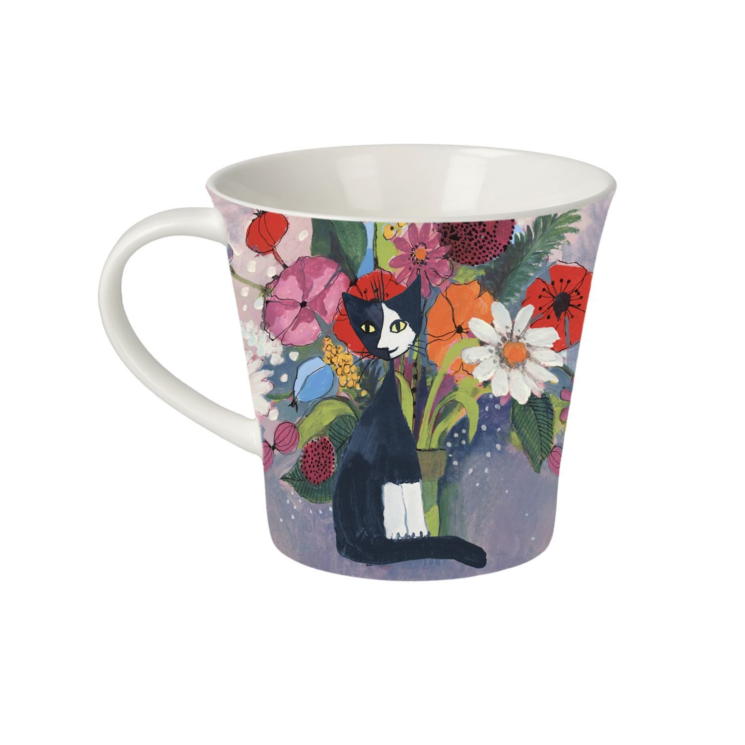 Goebel Tasse Rosina Wachtmeister, Fine Bone China, in Geschenkbox, Bunt, Febbre da primavera, H: 9.5cm
