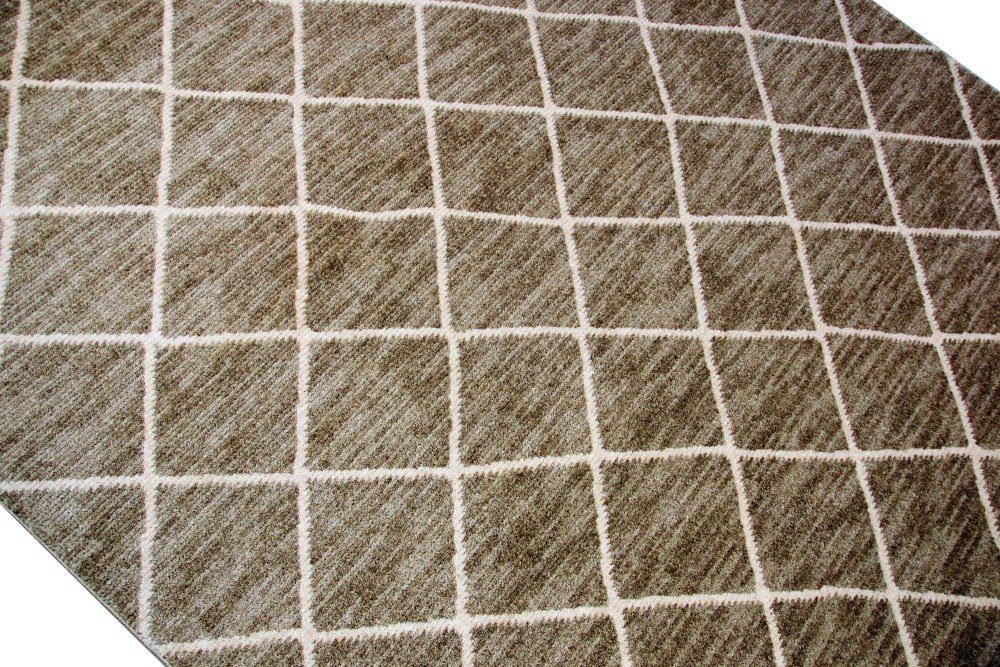 Carpetia Teppich Teppich Orientteppich Kelim Raute beige creme, rechteckig, Höhe: 8 mm