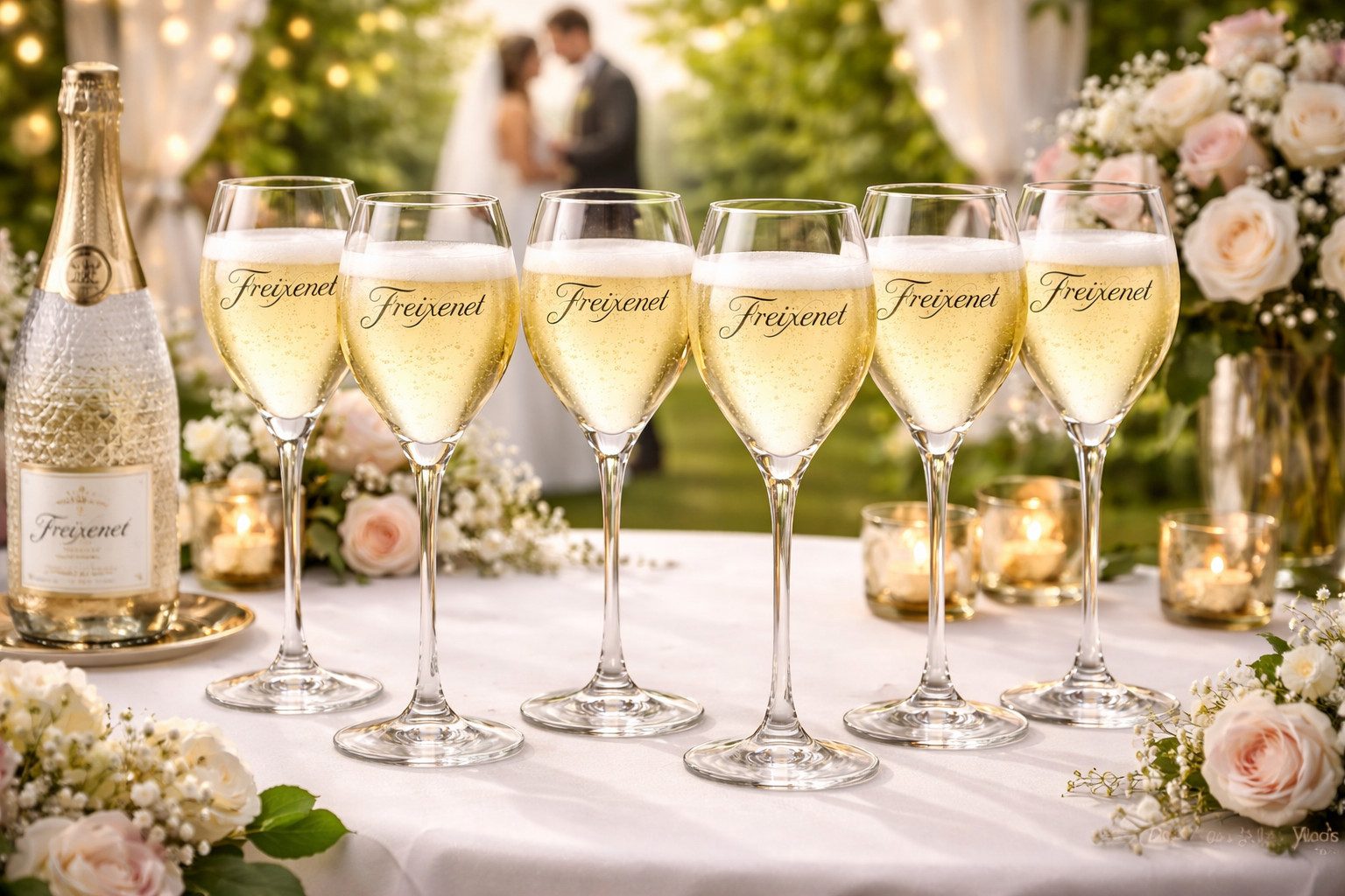 Freixenet Sektglas Sektgläser 6er Set – elegante, hochwertige Gläser für Sekt & Prosecco, 6-tlg., Ideal auch als Geschenk oder für stilvolle Tischpräsentationen – Bild 5 von 5