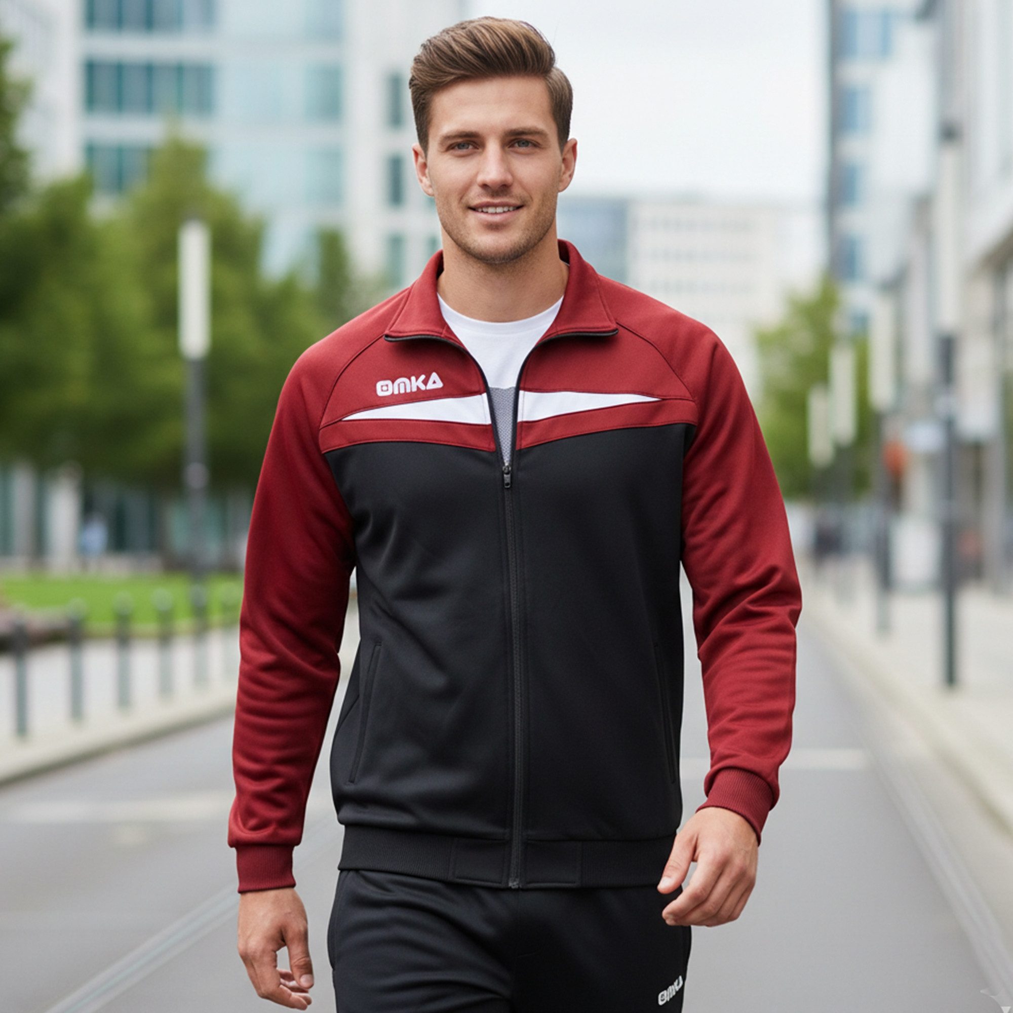 OMKA Trainingsjacke OK200J OMKA Optima Trainingsjacke Joggingjacke Sportjac günstig online kaufen