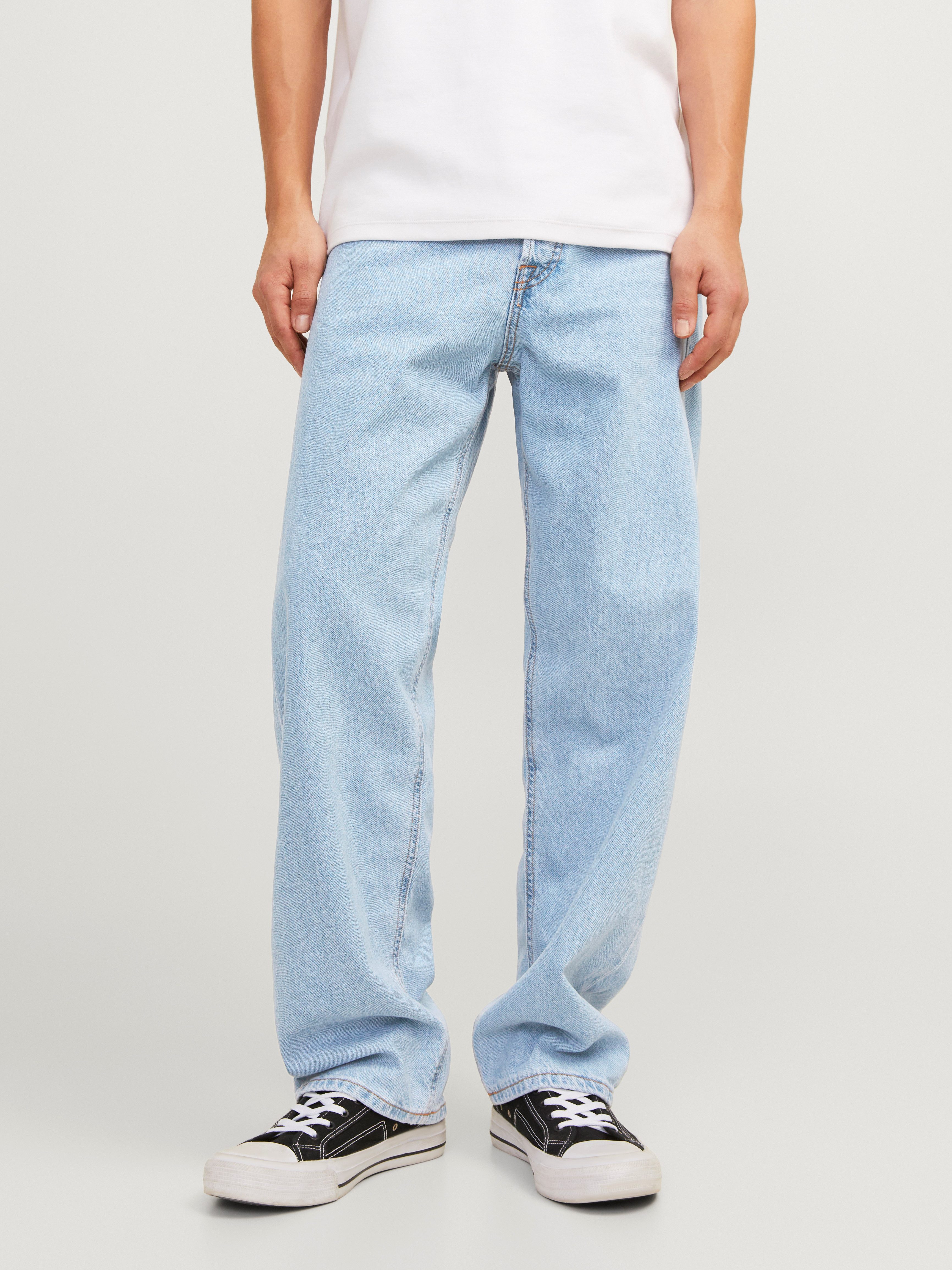 Relax-fit-Jeans JJIEDDIE JJORIGINAL SQ NOOS