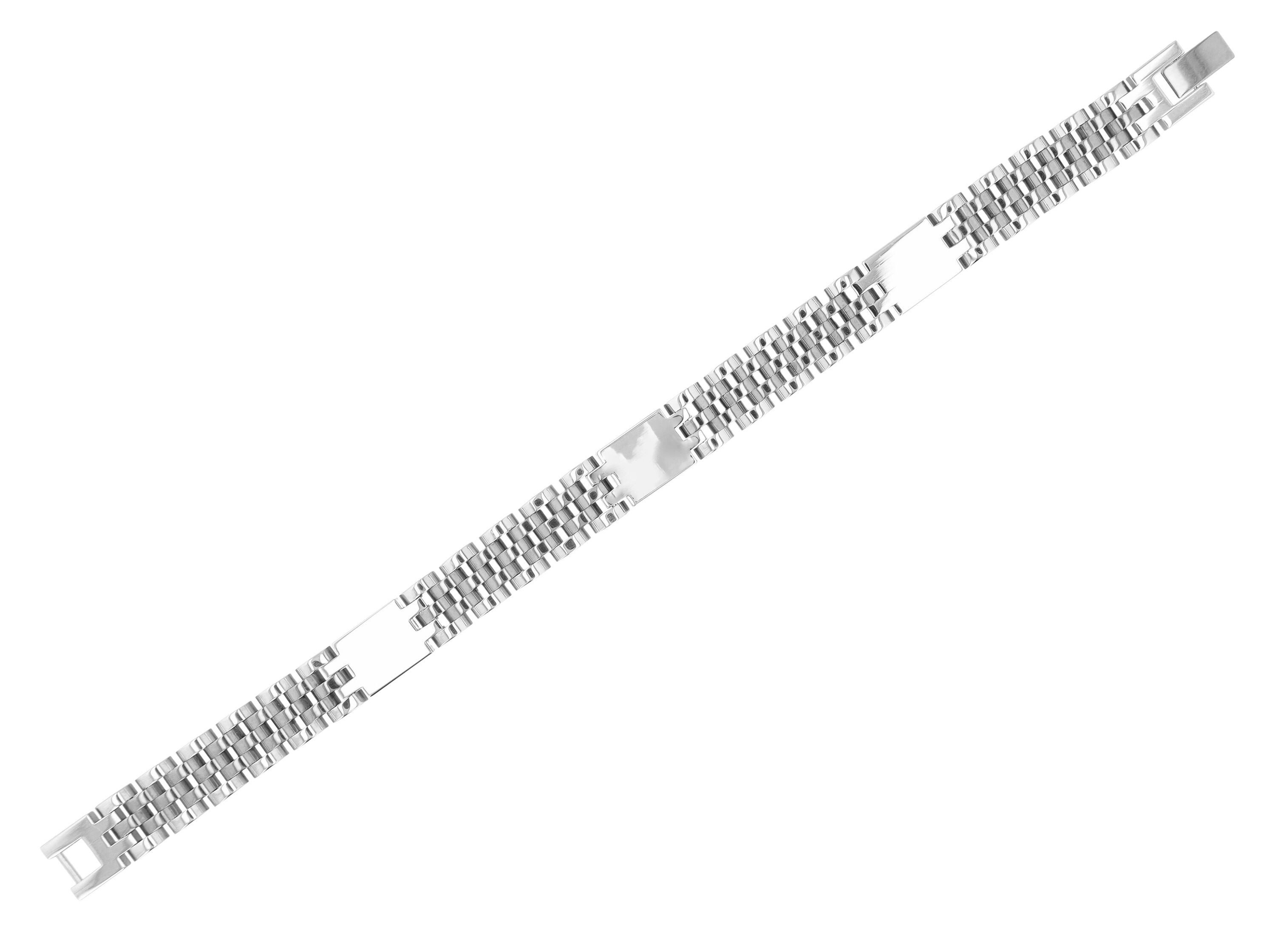 Gliederarmband Armband – Gliederarmband aus Edelstahl 21 cm