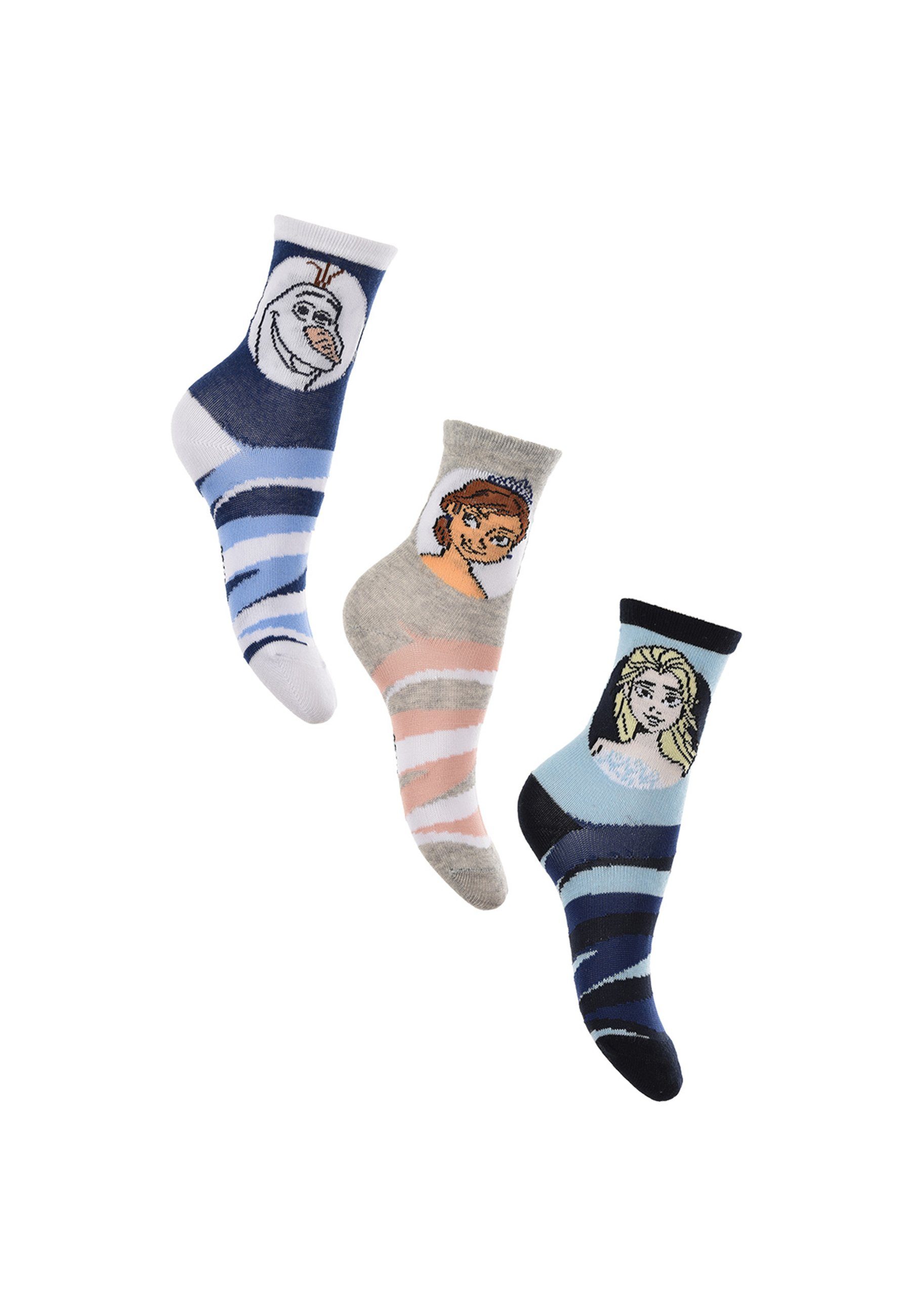 Disney Frozen Socken Eiskönigin Anna & Elsa Kinder Mädchen Socken Strümpfe