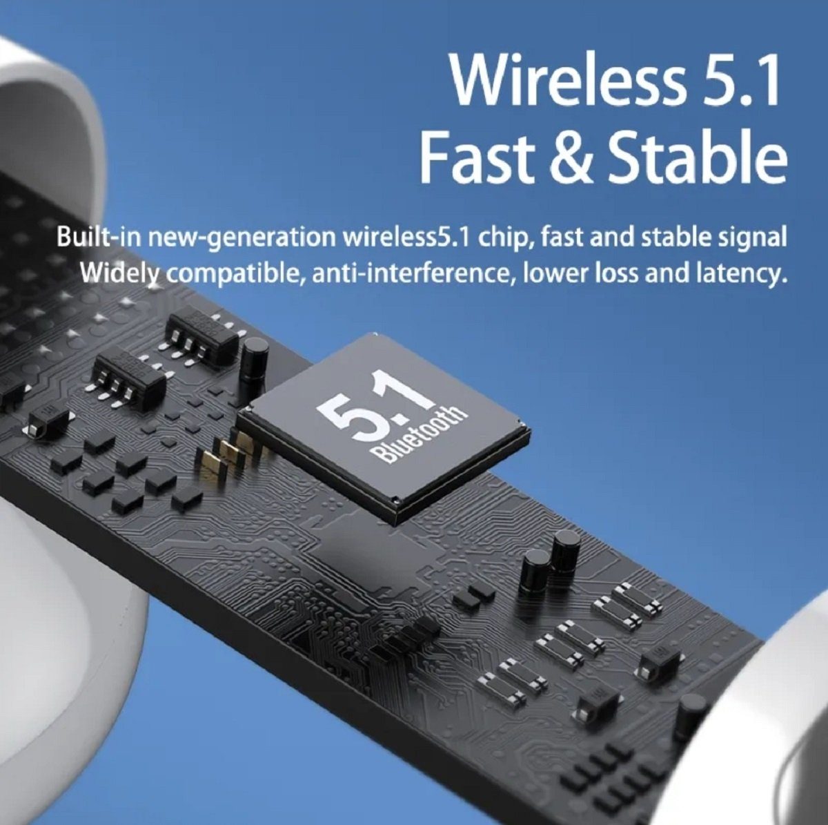 Bluetooth, Plus Remax Wireless True Display LED Smartphone Bluetooth-Kopfhörer wireless, (Bluetooth, mit 5.1 Real-Time Monitor) für TWS-10 Ladecase