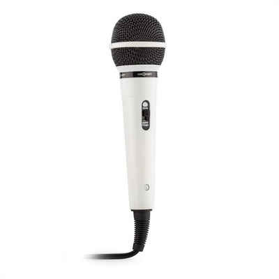 ONECONCEPT Mikrofon »BTF11 Dynamisches Karaoke Mikrofon Gesangsmikrofon uni-direktional weiß«