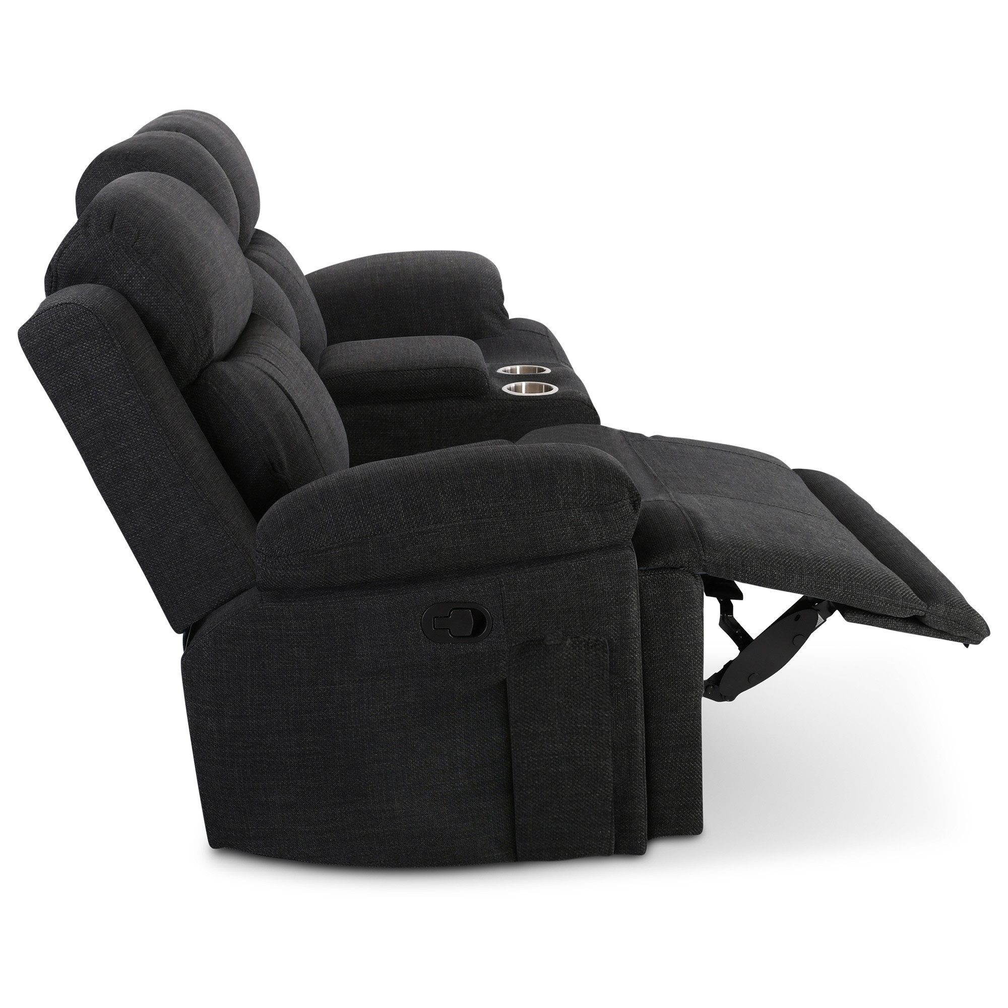 Raburg 2-Sitzer Kinosessel, 2er-Fernsehsessel, Snax, manuelle Relaxfunktion, Belastbarkeit je Sitzplatz 130 kg