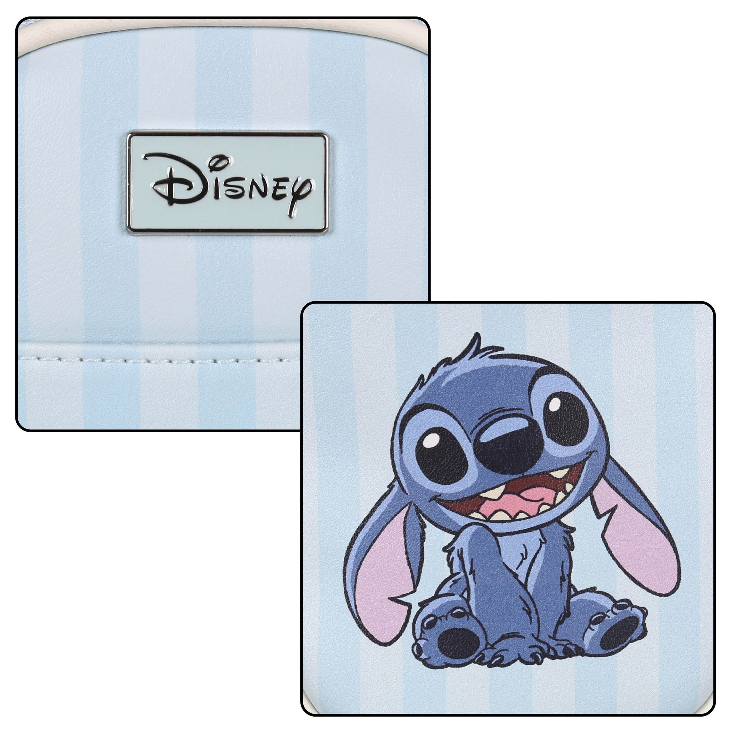 Disney Handtasche DISNEY Stitch Beutel Kunstleder Mini Tasche verstellbar 17 × 4 × 11 cm