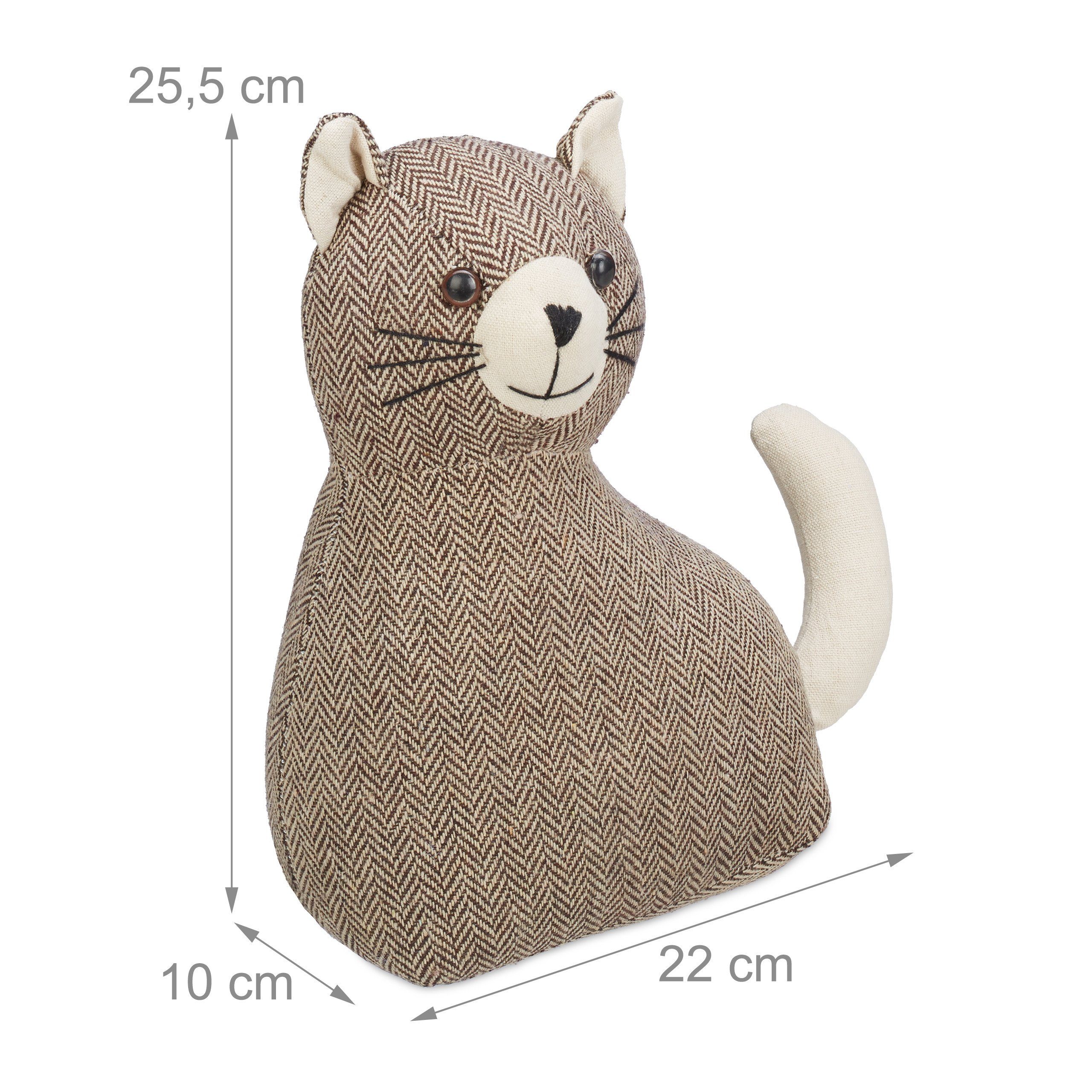 relaxdays Bodentürstopper Türstopper Katze (1 St) – Bild 4 von 5