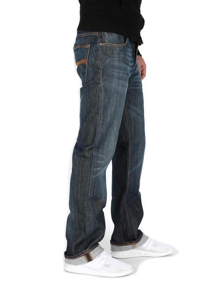 Nudie Jeans Bootcut-Jeans Herren Regular Bootcut Hose Barry Cold Denim Bio  Baumwolle