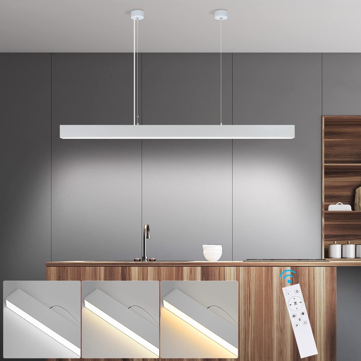 Nettlife LED Pendelleuchte Esstisch Dimmbar mit günstig online kaufen