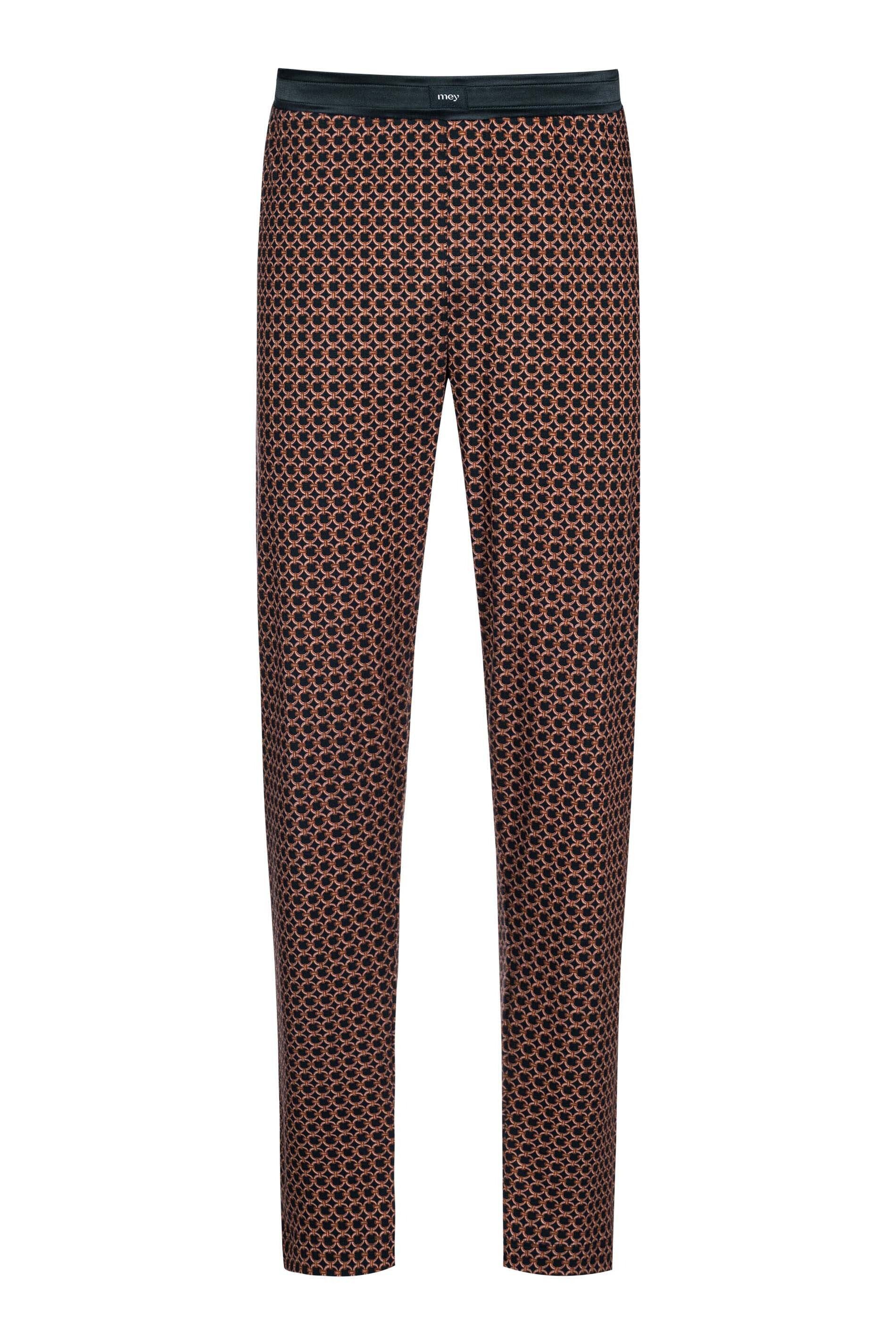 Mey Schlafhose Mey Herren Hose lang Serie Farum Retro-Print Hose (1-tlg)