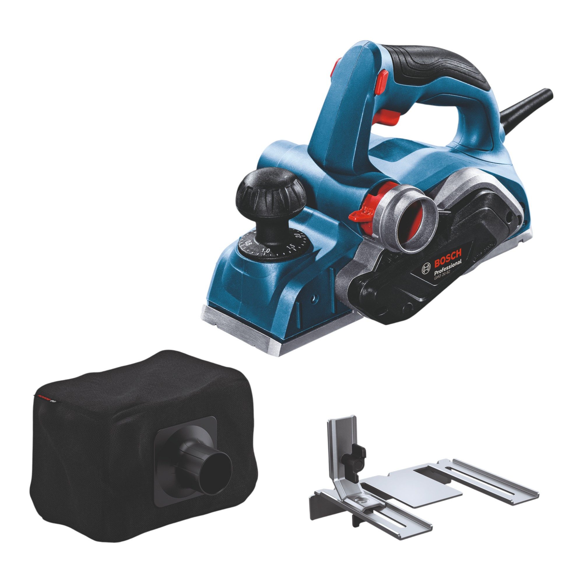 Bosch Professional Elektrohobel GHO 20-82 Professional Hobel 700 Watt 82 x 2 mm (06015A9100)