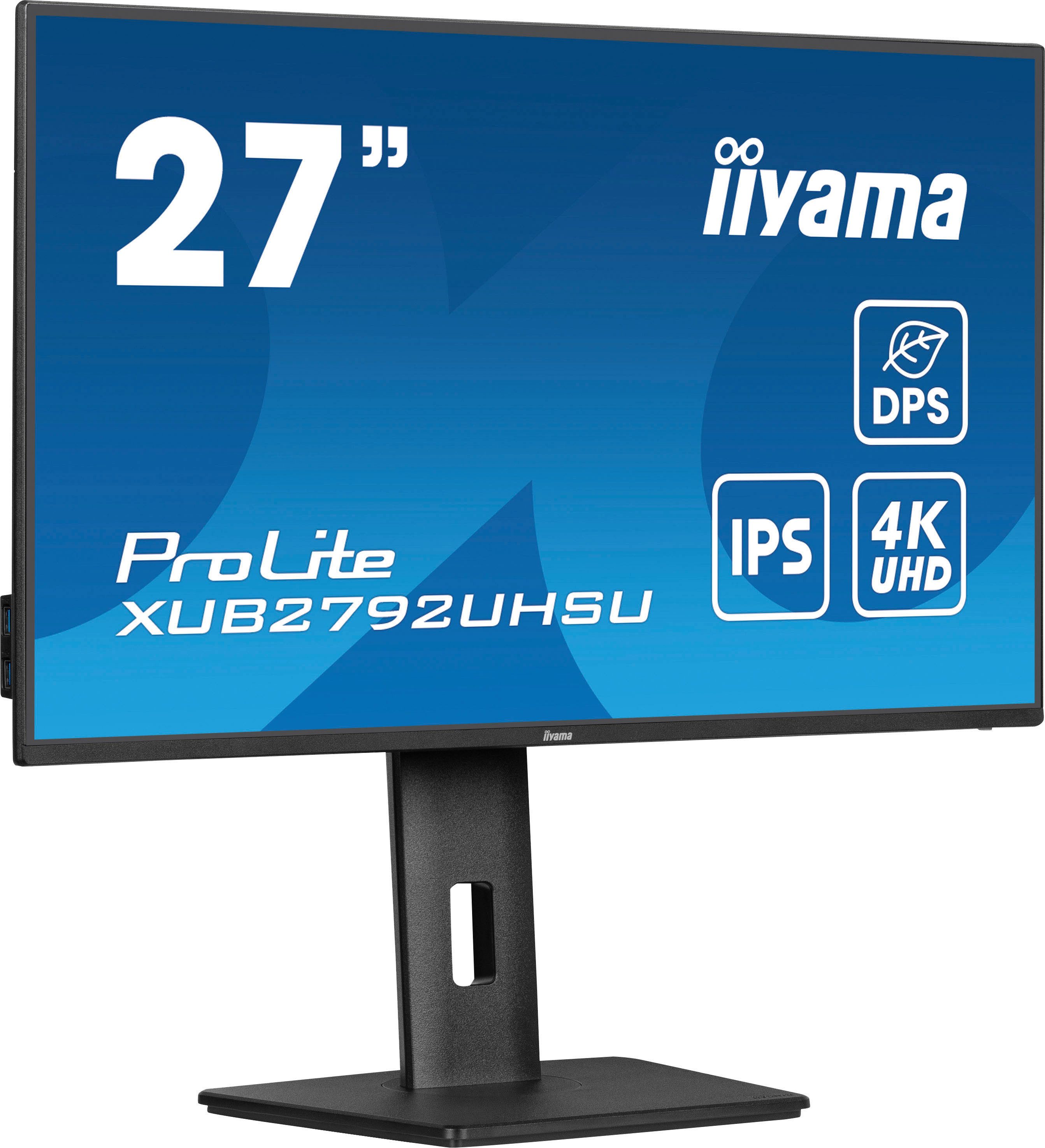 Iiyama XUB2792UHSU-B6 LED-Monitor (69 cm/27 ", 3840 x 2160 px, 4K Ultra HD, 4 ms Reaktionszeit, 60 Hz, IPS)