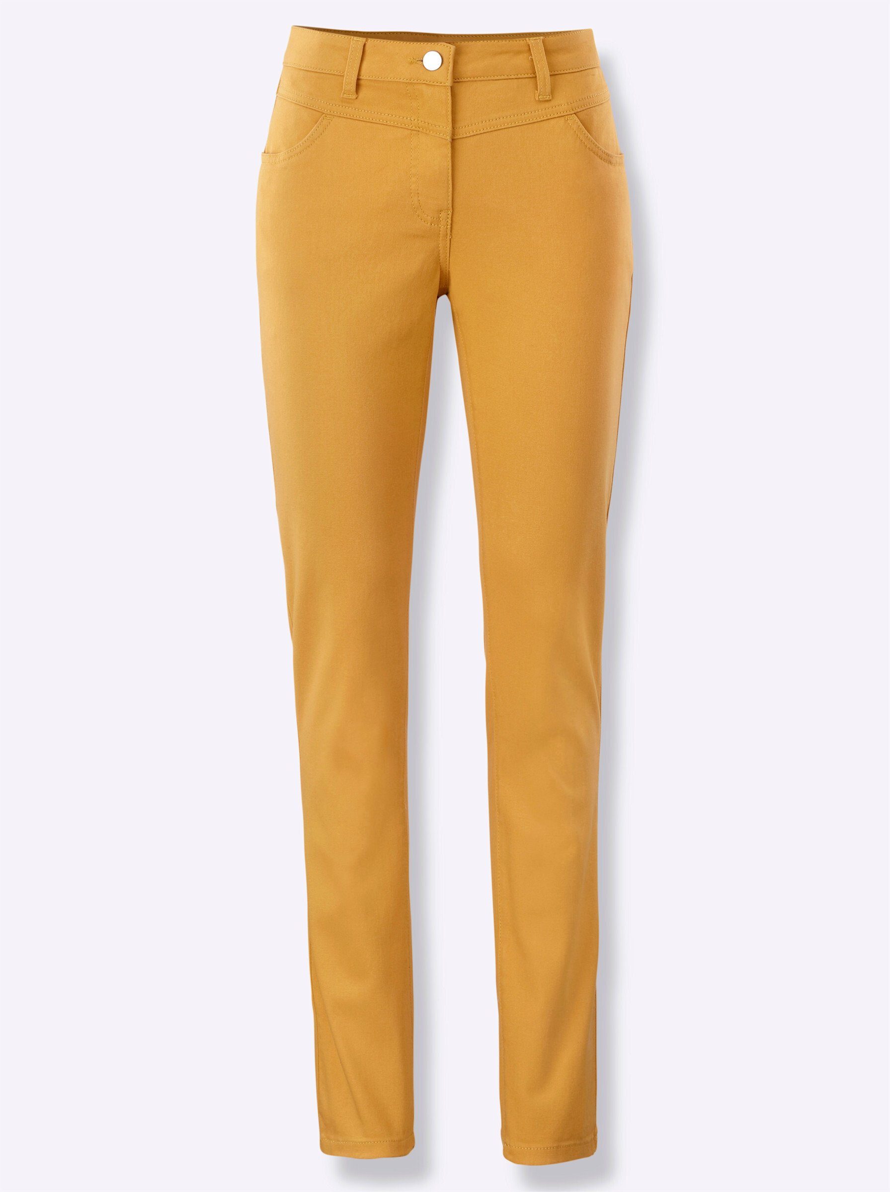 Witt Bequeme Jeans Hose leicht vertieft