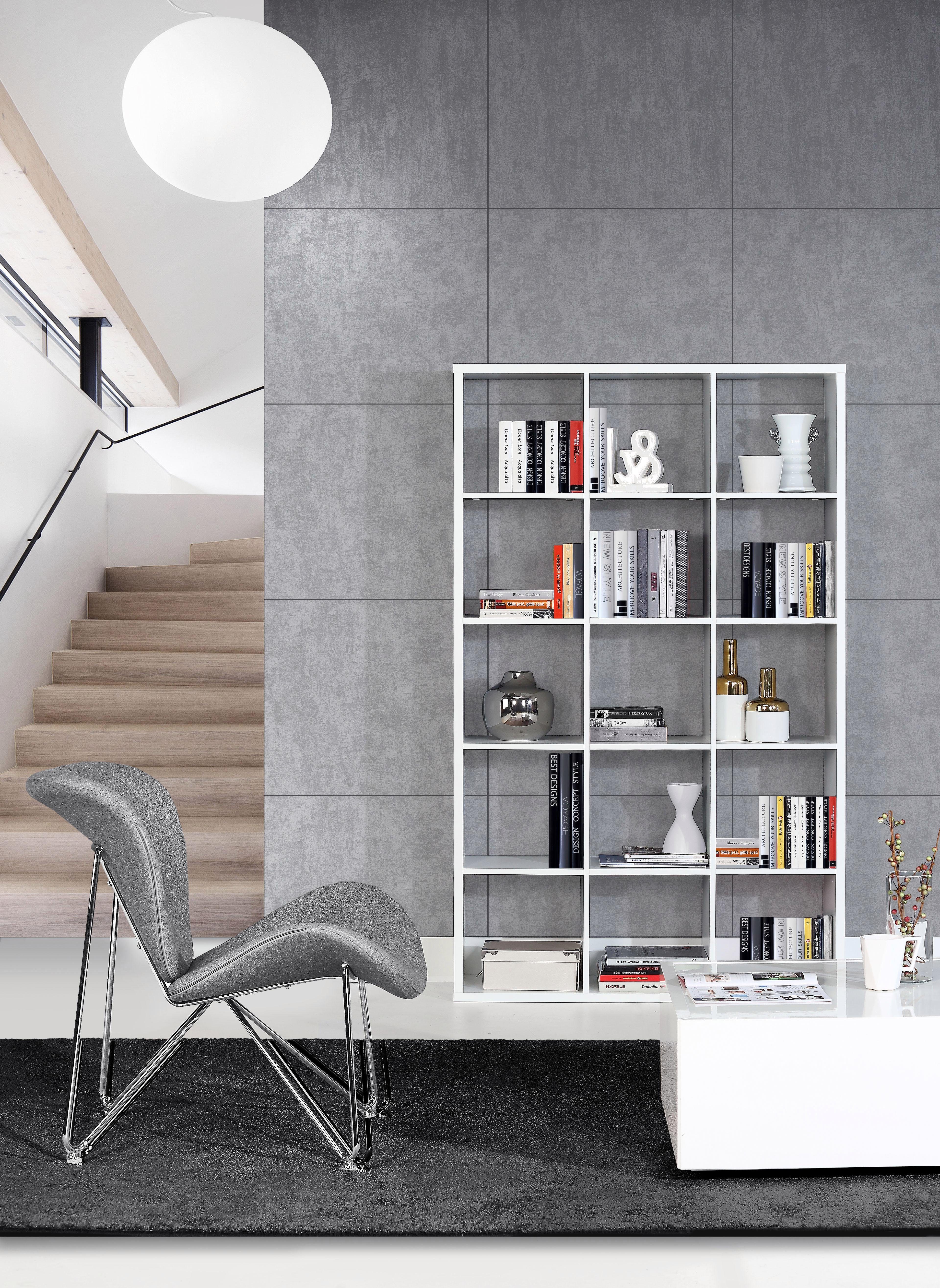 FORTE Standregal Mauro, Raumteiler, sorgt für Stil und Ordnung, 5 Fächer, J günstig online kaufen