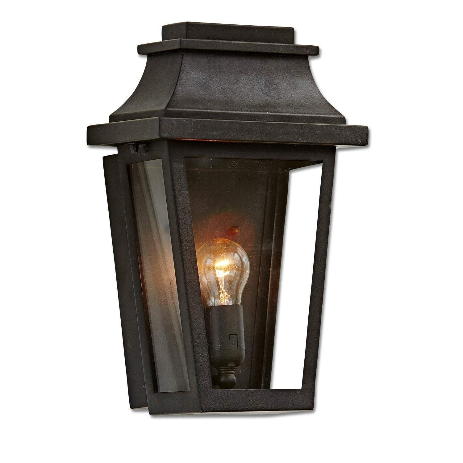 Mirabeau Außen-Wandleuchte Außenwandlampe Toledo schwarz