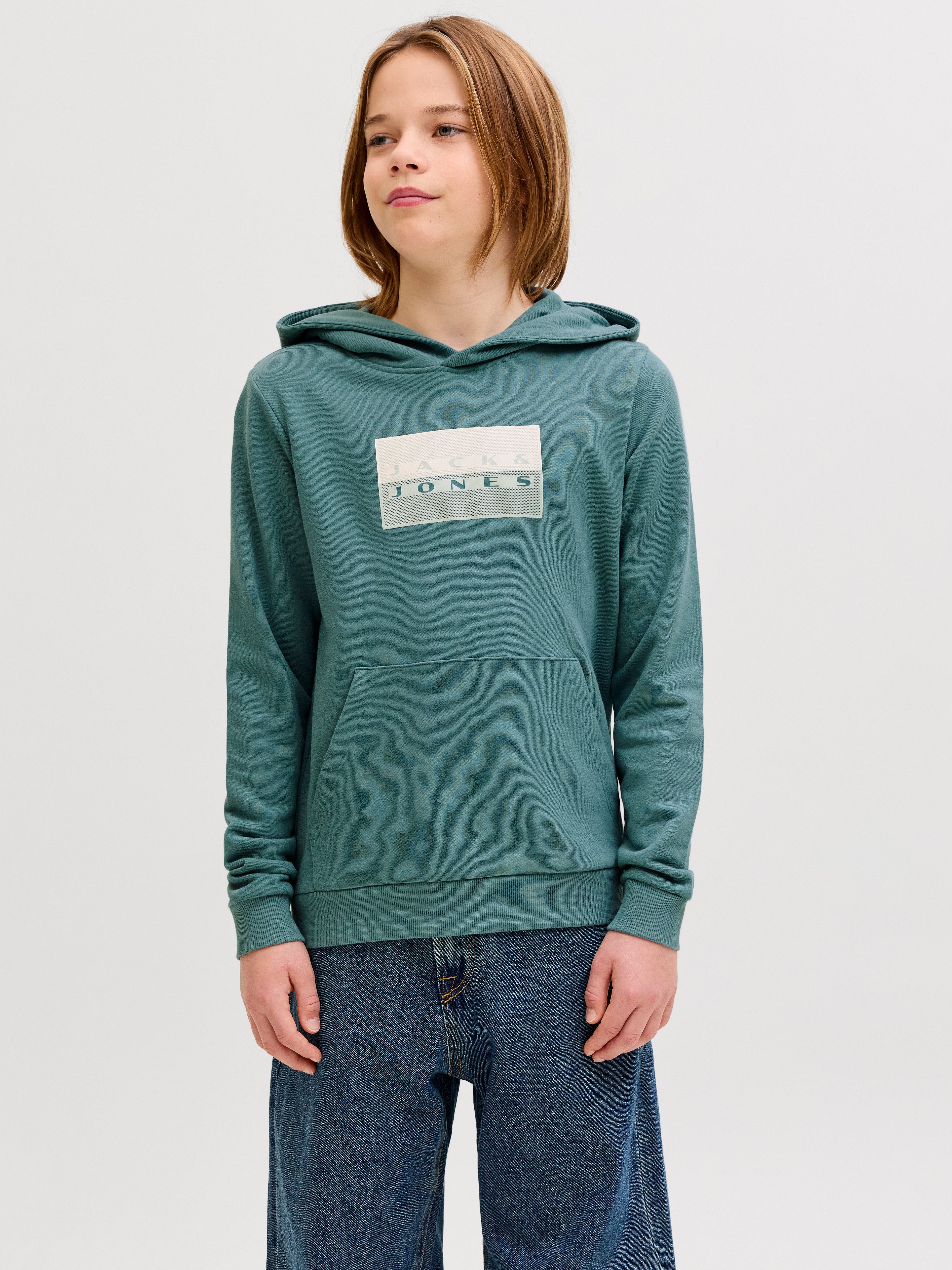 Kapuzensweatshirt JCOFUSION GRAPHIC SWEAT HOOD UNB SN JNR