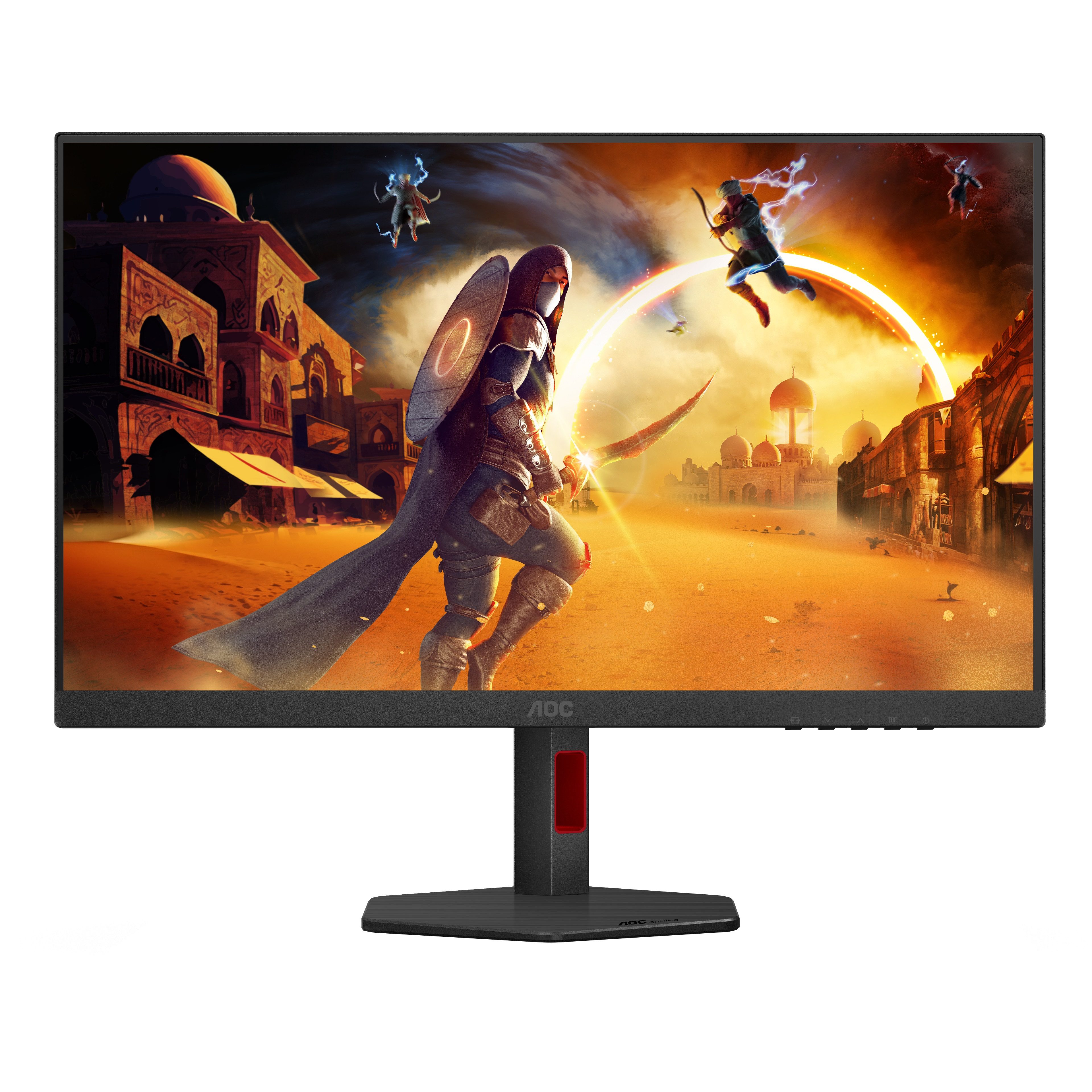 AOC U27G4R Gaming-Monitor (68,4 cm/27 ", 3840 x 2160 px, UHD, 1 ms Reaktionszeit, 160 Hz, IPS, UHD / Dual Frame, neigbar, Monitor für Konsolen-Gaming, HDMI 2.1)