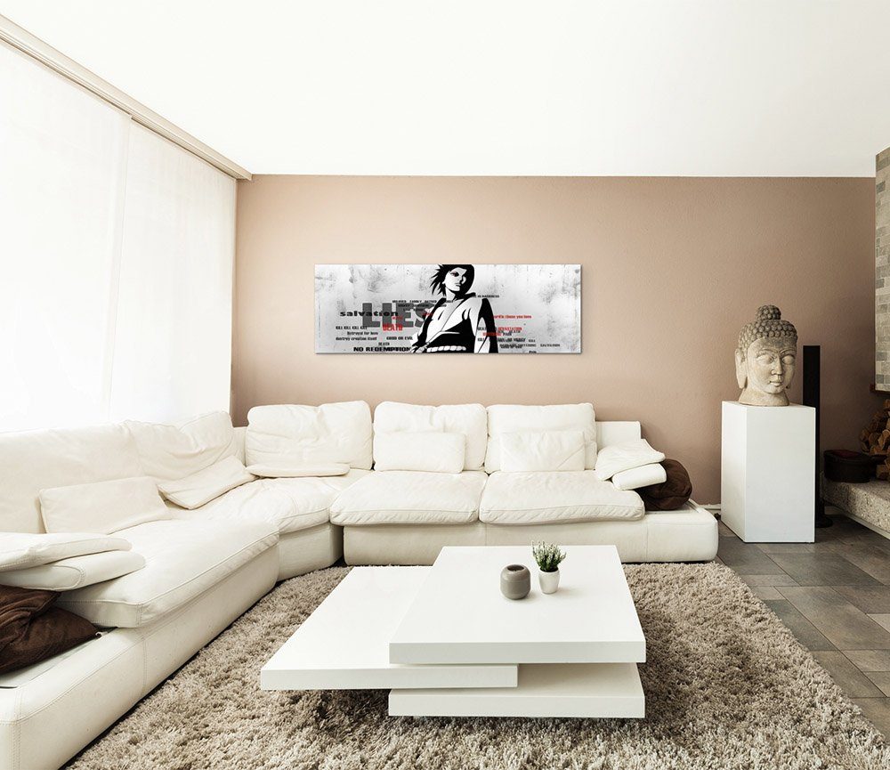 Sinus Art Leinwandbild Sasuke Naruto Shippuuden 150x50cm