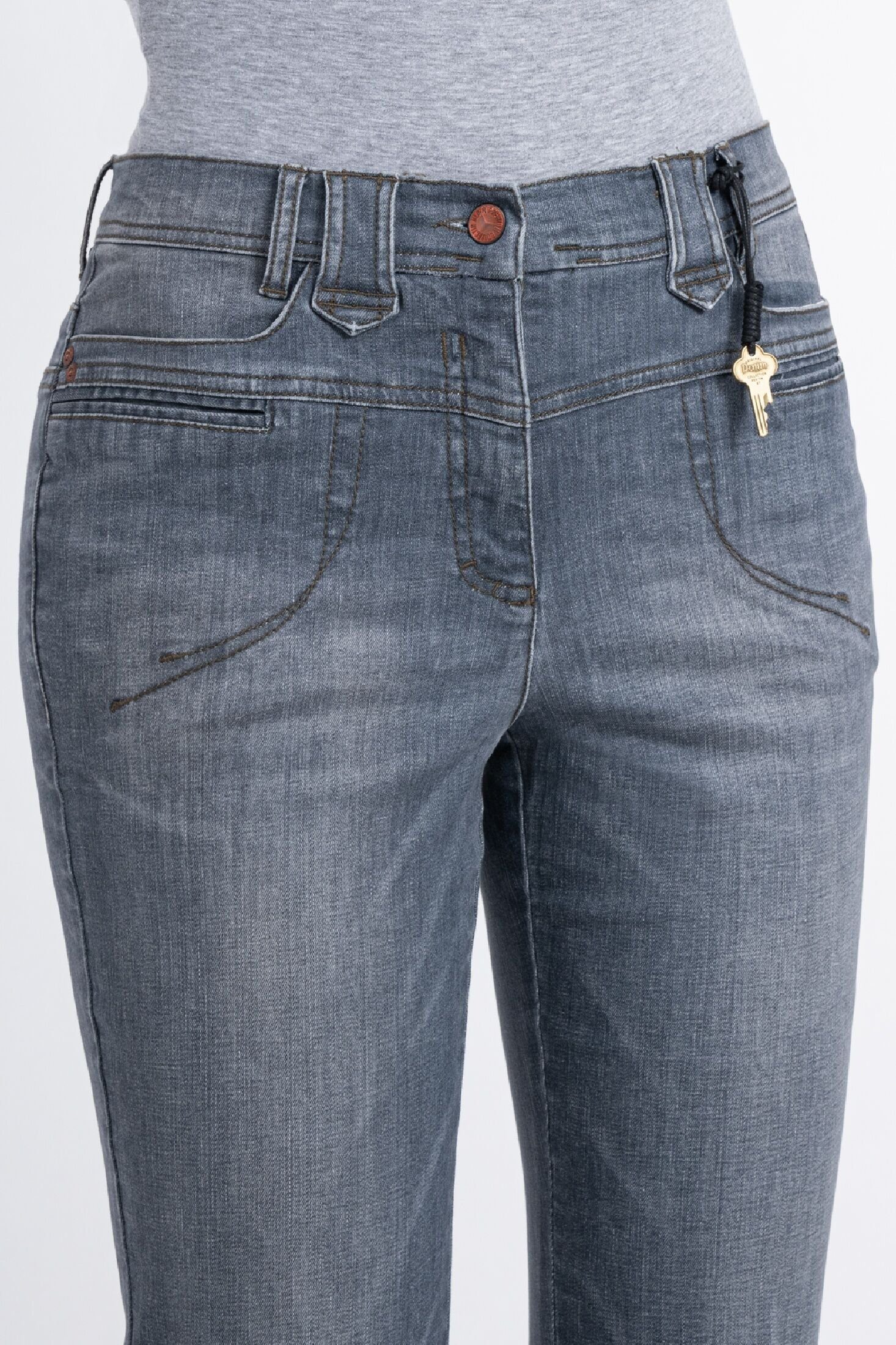 ALINA Pants 5-Pocket-Jeans Recover GREY