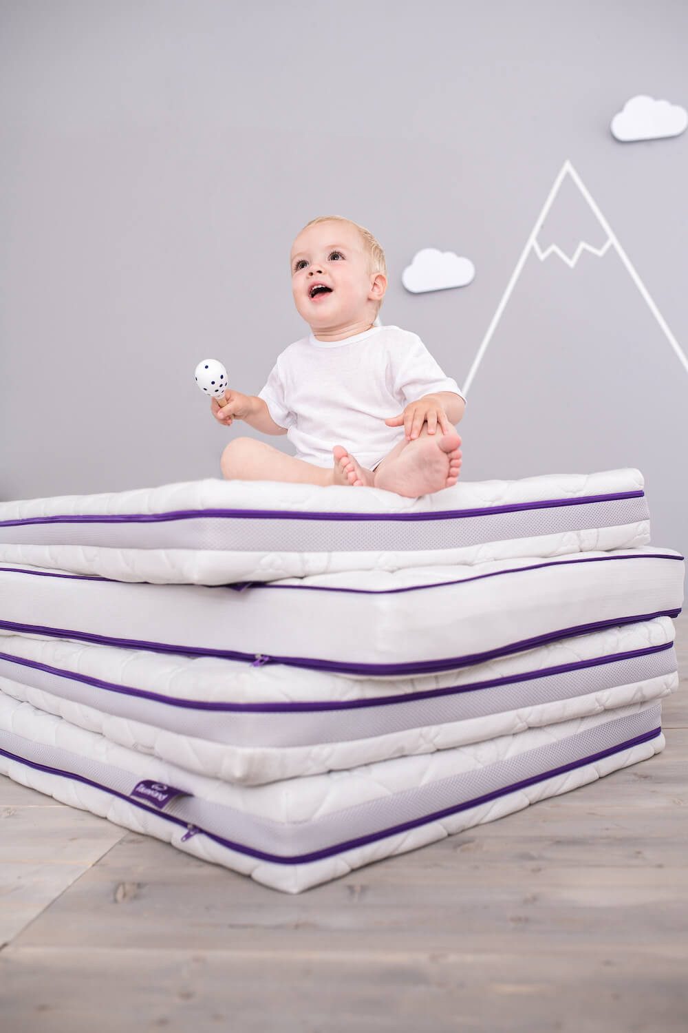 Kindermatratze Träumeland Brise Gitterbettmatratze - Größe 70 x 120 cm, Träumeland, 11 cm hoch