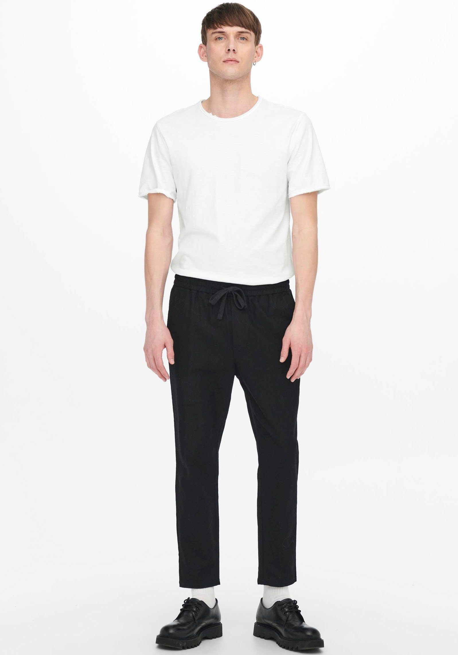 ONLY & SONS T-Shirt ONSBENNE LONGY SS TEE NF 7822 NOOS