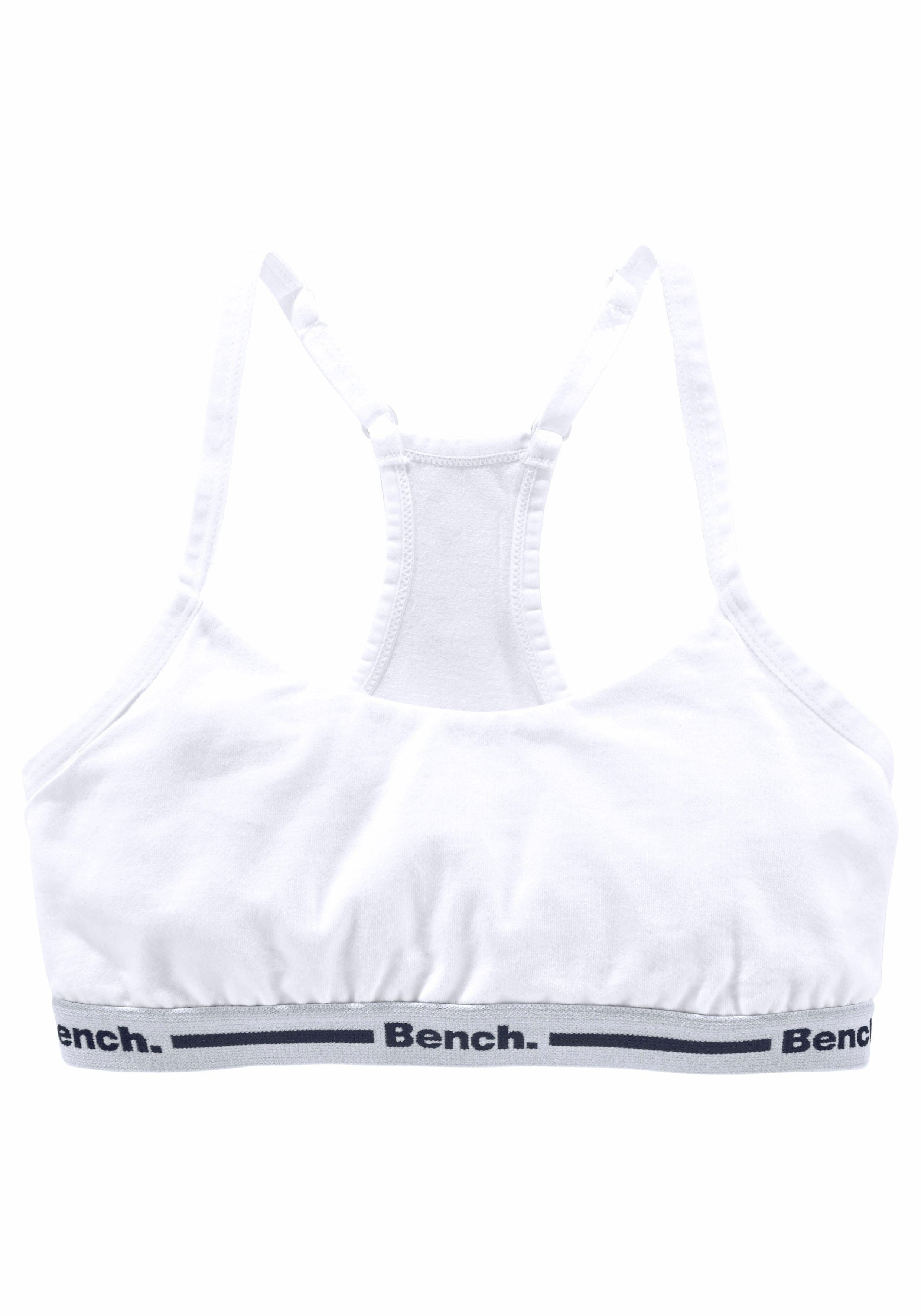 weiß Mädchen Bench. Ringerrücken 2-tlg) schwarz, verstellbarer - Bustier (Packung,