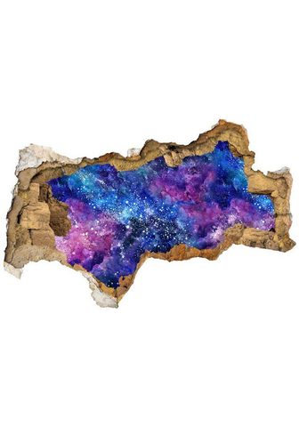 Wall-Art Wandtattoo Nebula Sticker 3D Weltall S...