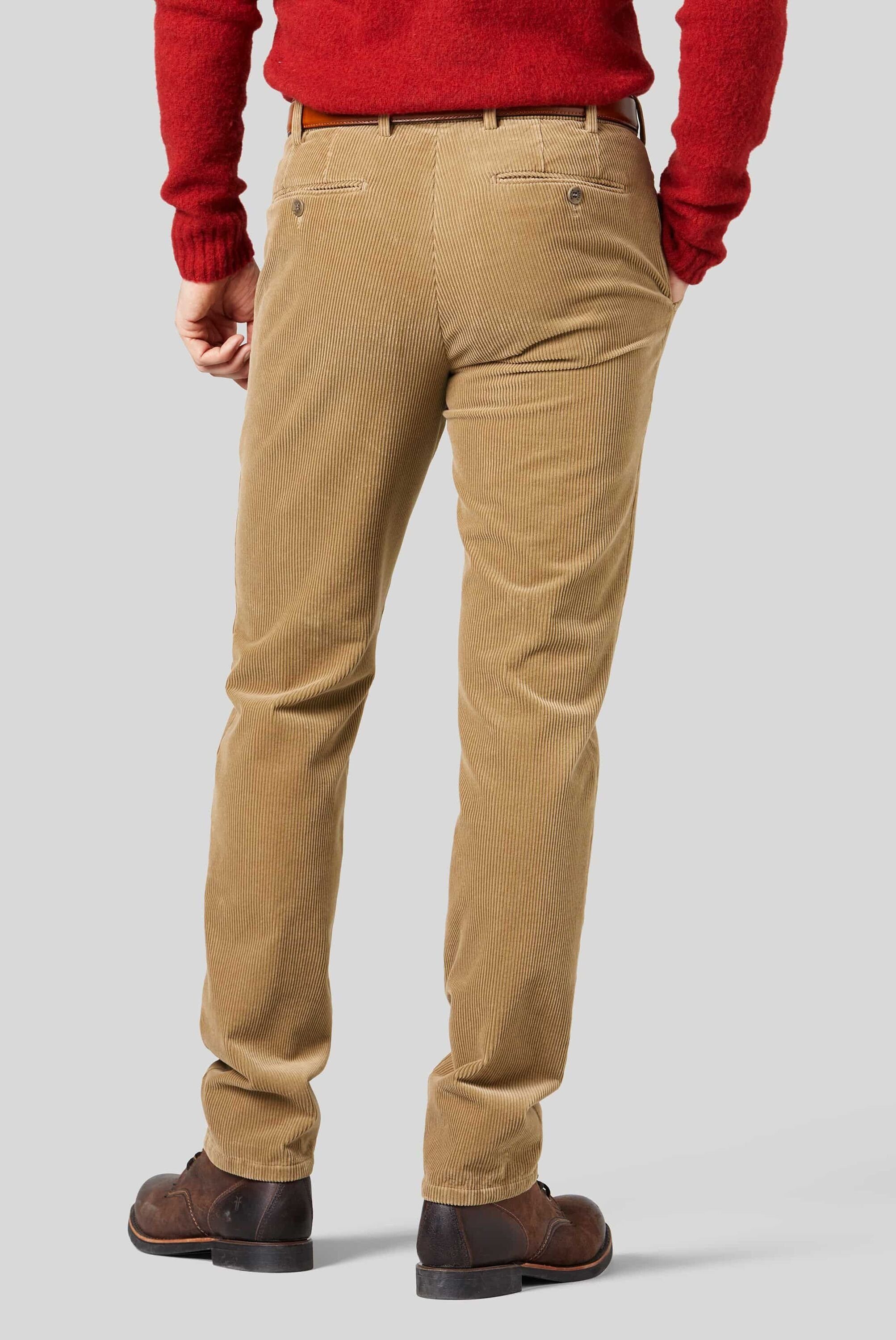 MEYER Chinohose cappuccino Superstretch